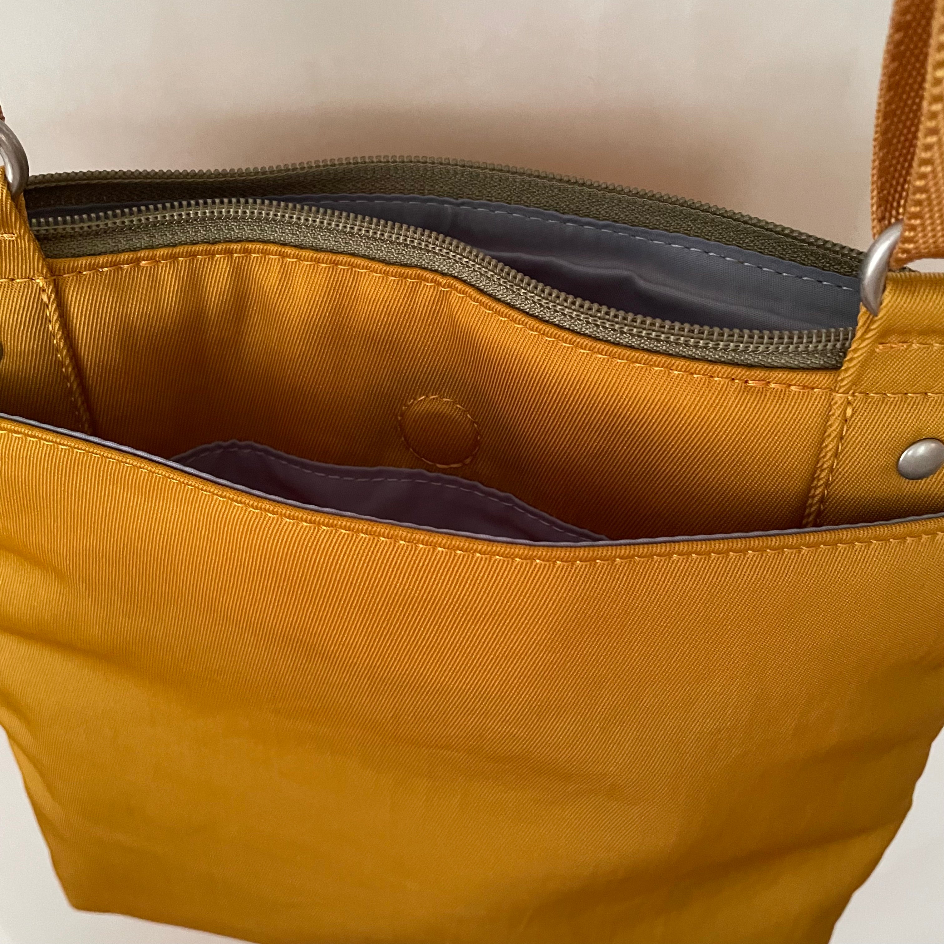 NICO - Canary x Olive | Multi-Pocket Shoulder Bag | Small