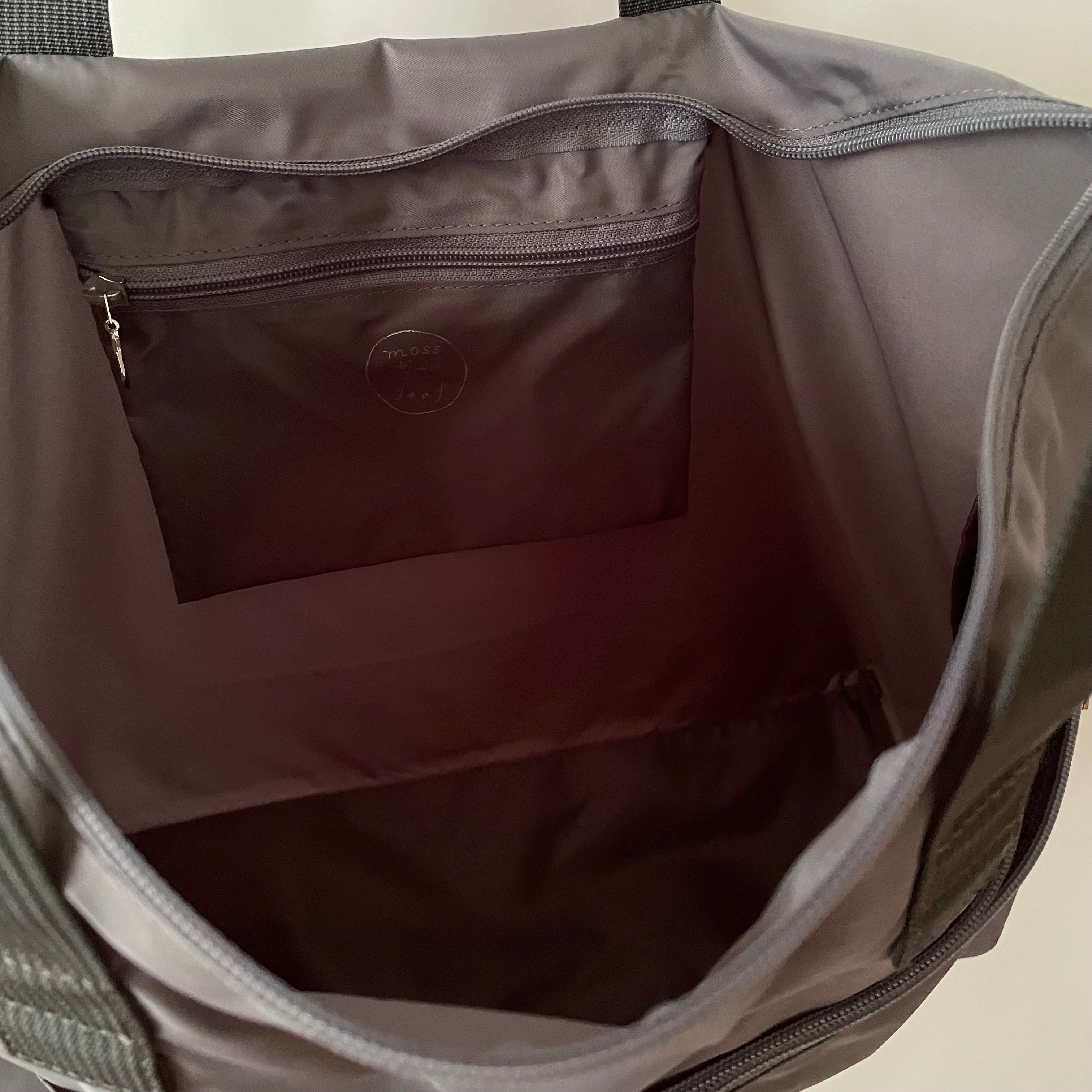 NOVA - Grey | Nylon Tote Bag | Large