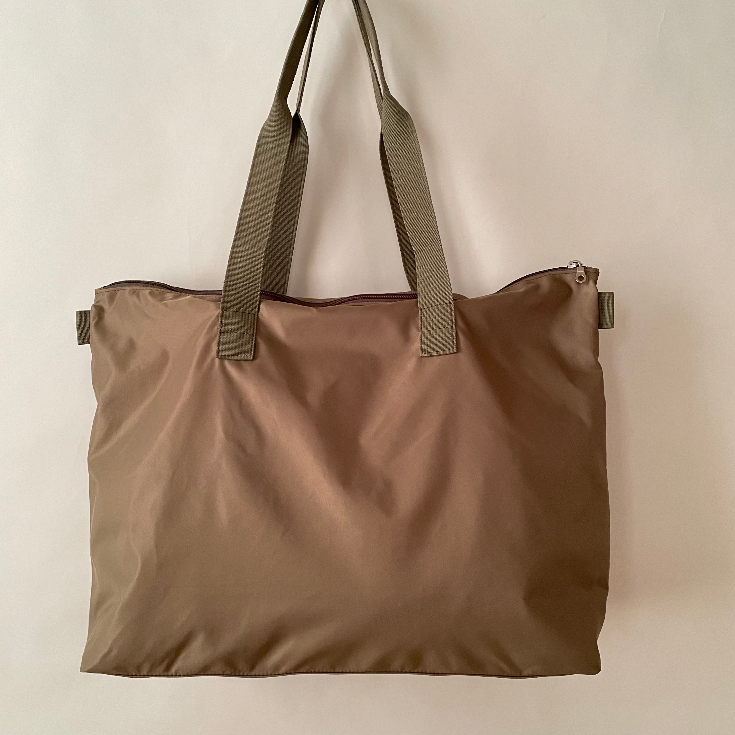 NOVA - Khaki | Nylon Tote Bag | Large
