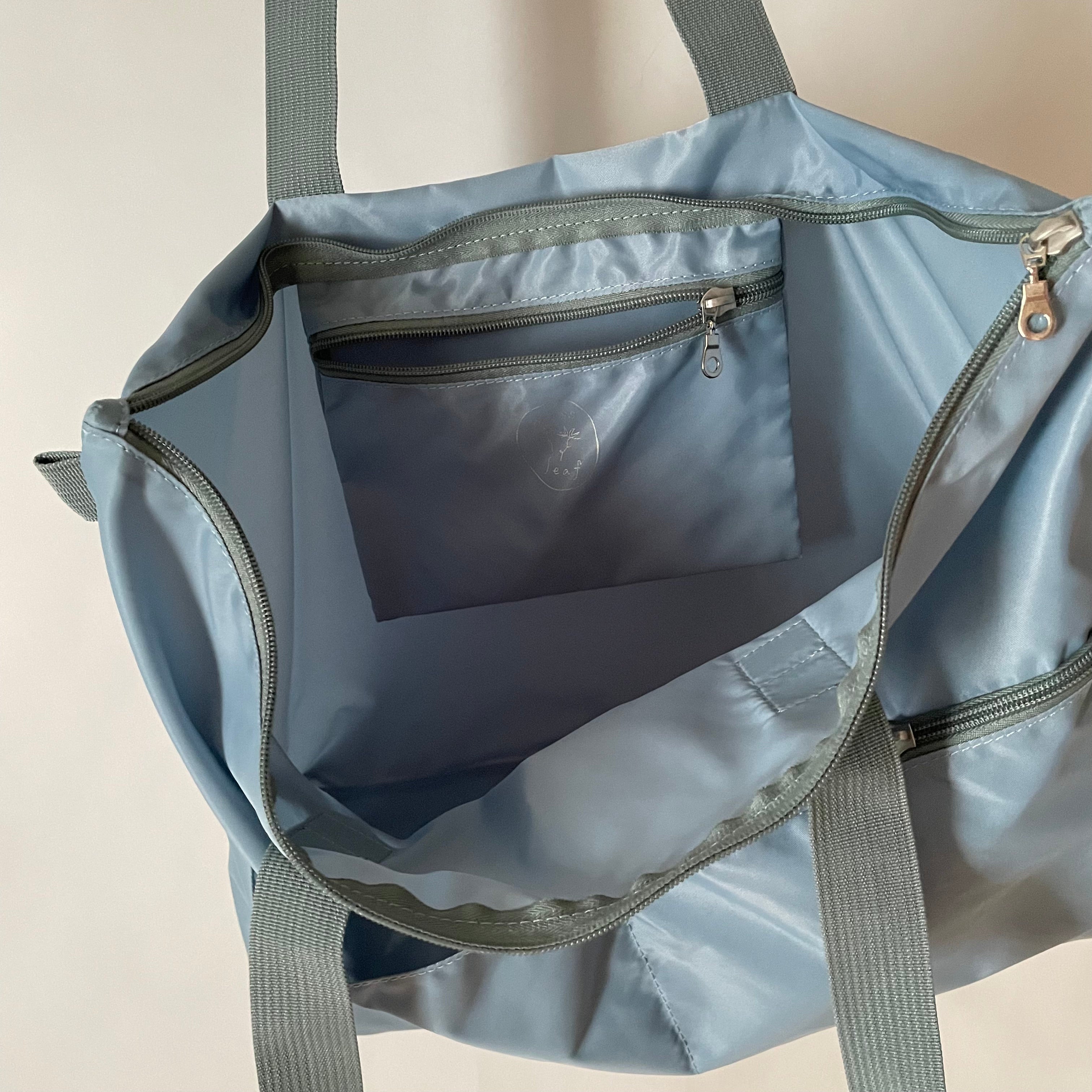 NOVA - Steel Blue | Nylon Tote Bag | Large