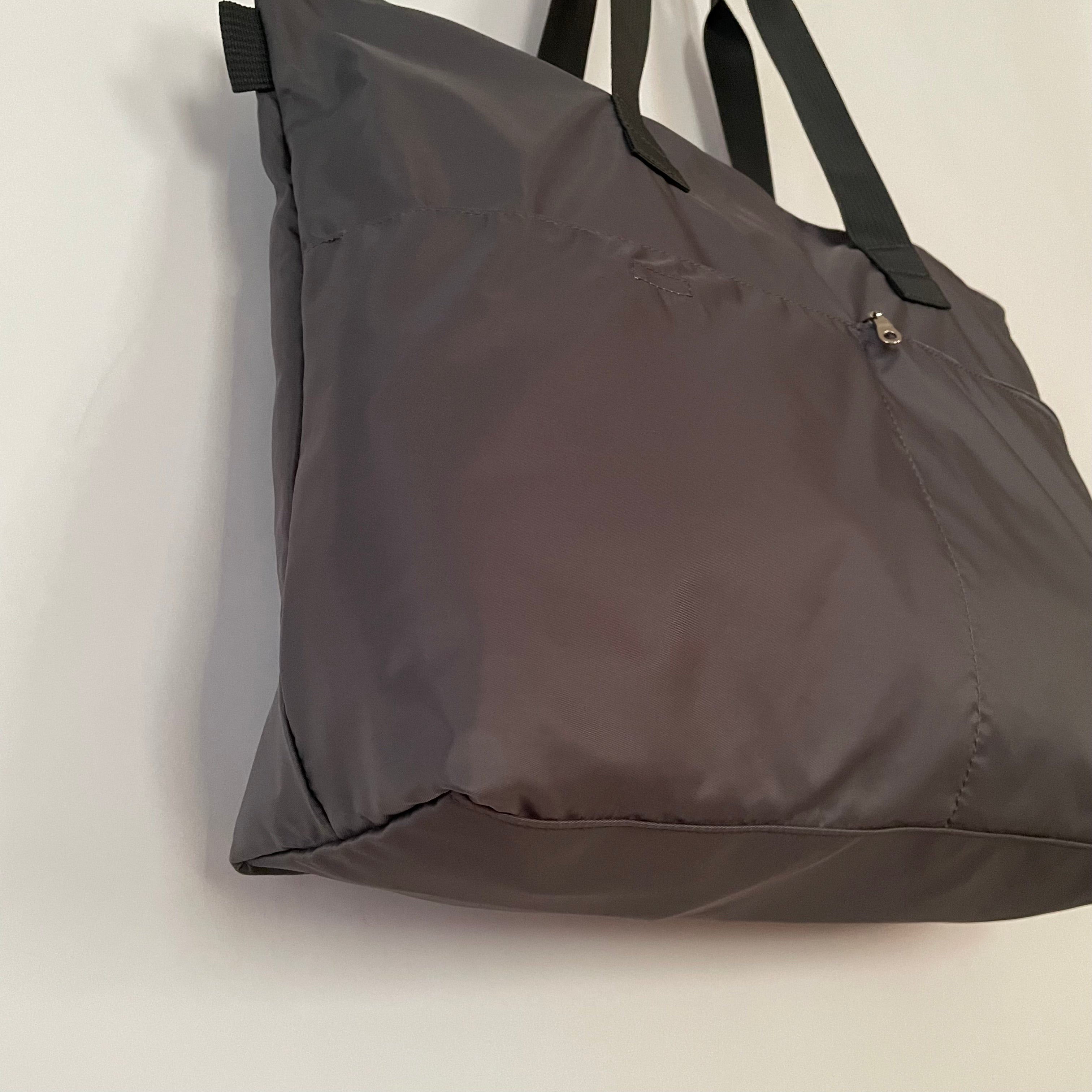 NOVA - Grey | Nylon Tote Bag | Large