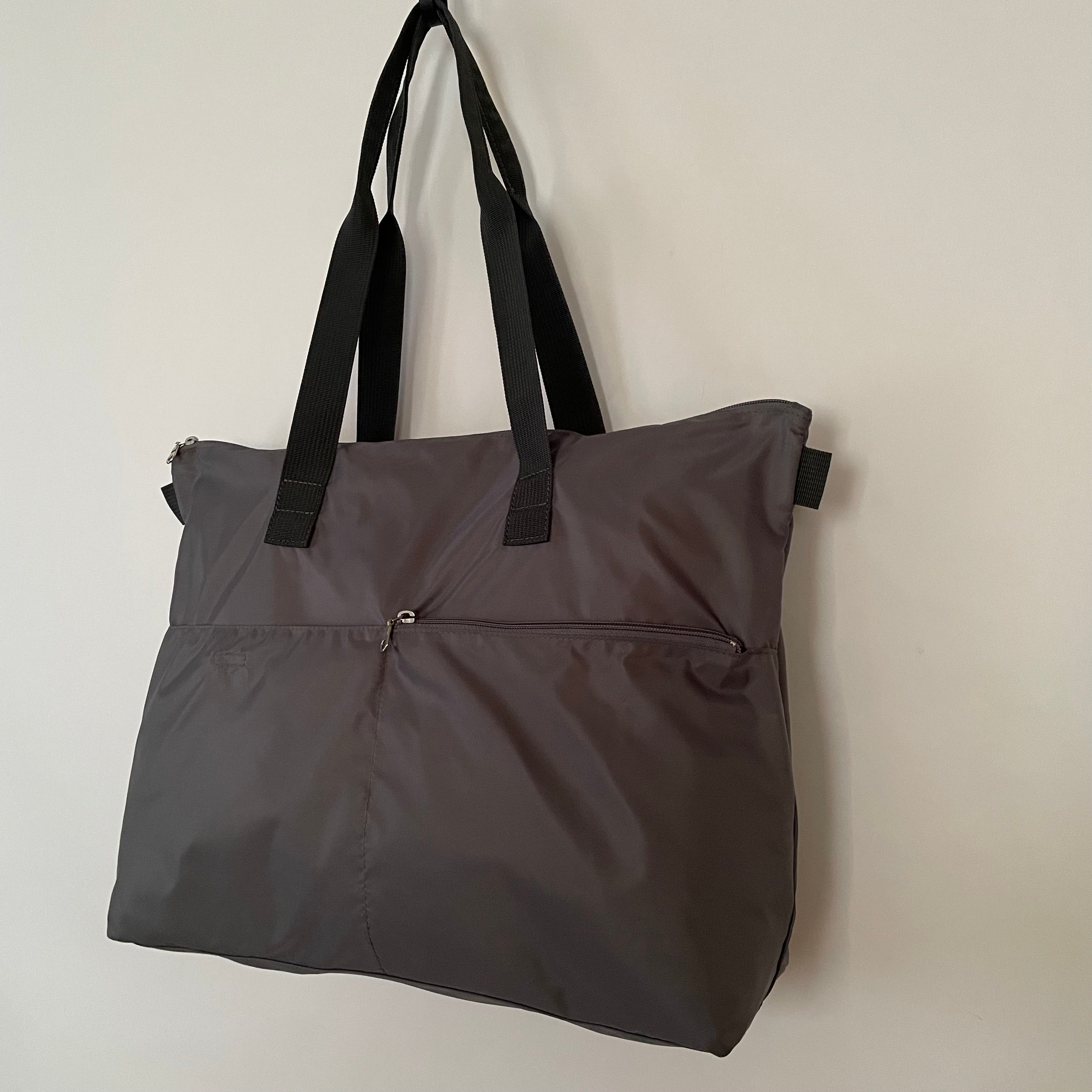 NOVA - Grey | Nylon Tote Bag | Large