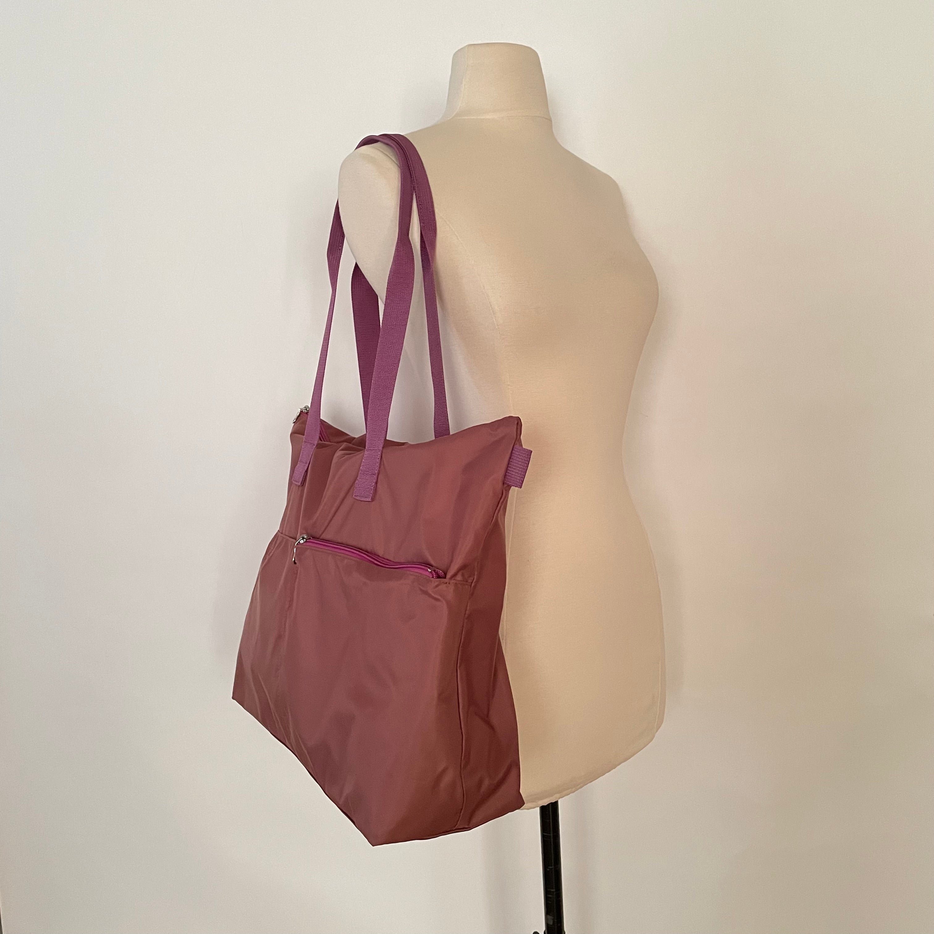 NOVA - Mauve | Nylon Tote Bag | Large