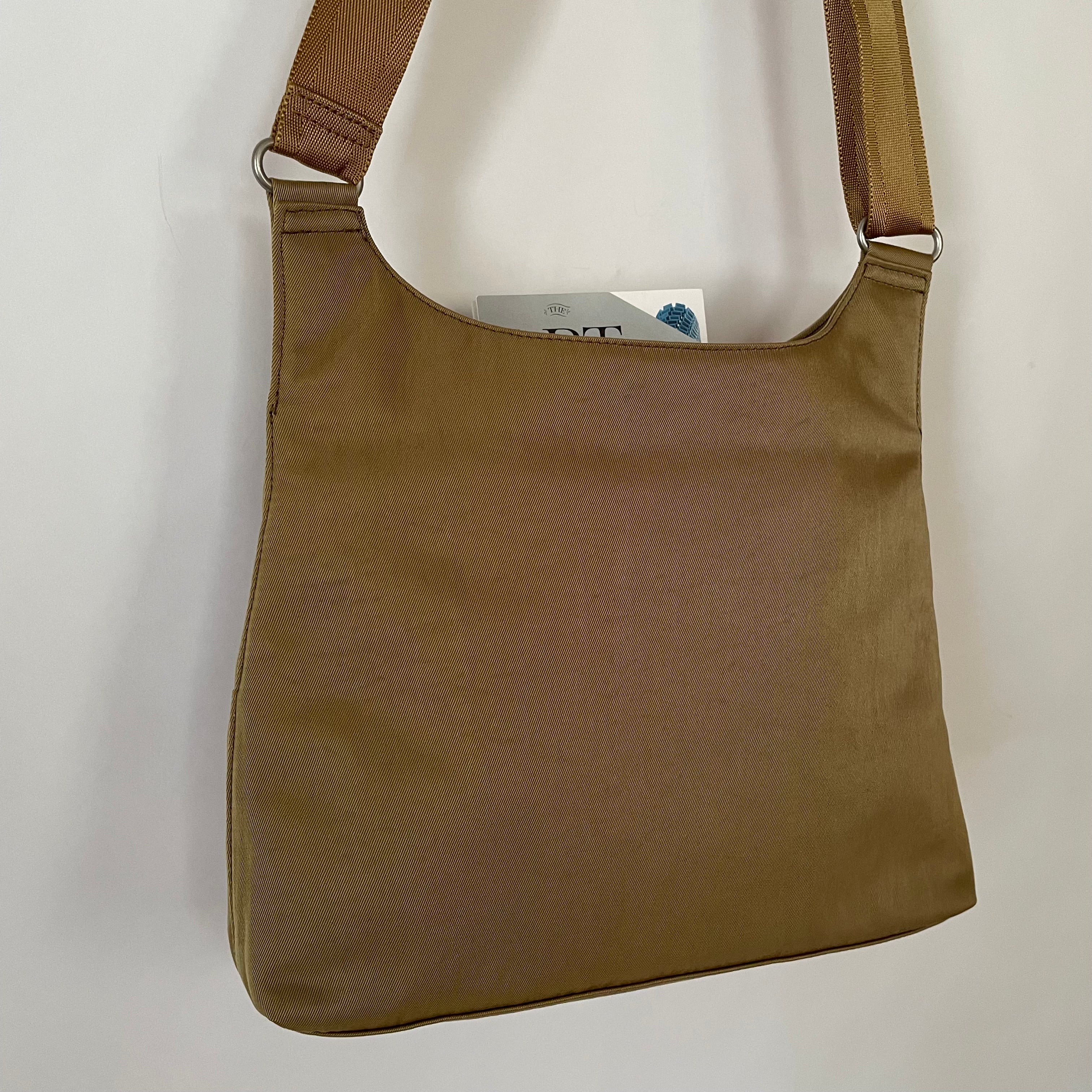 TEELA - Ochre x Charcoal | Multi-Pocket Shoulder Bag | Medium