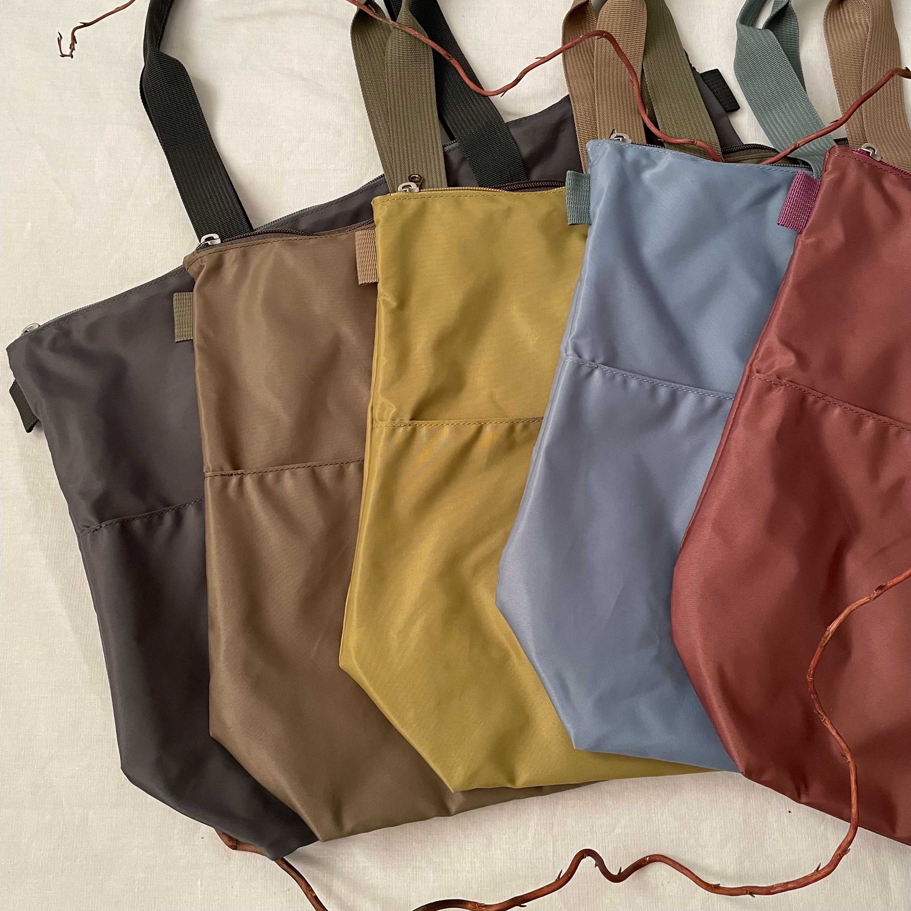 NOVA - Khaki | Nylon Tote Bag | Large