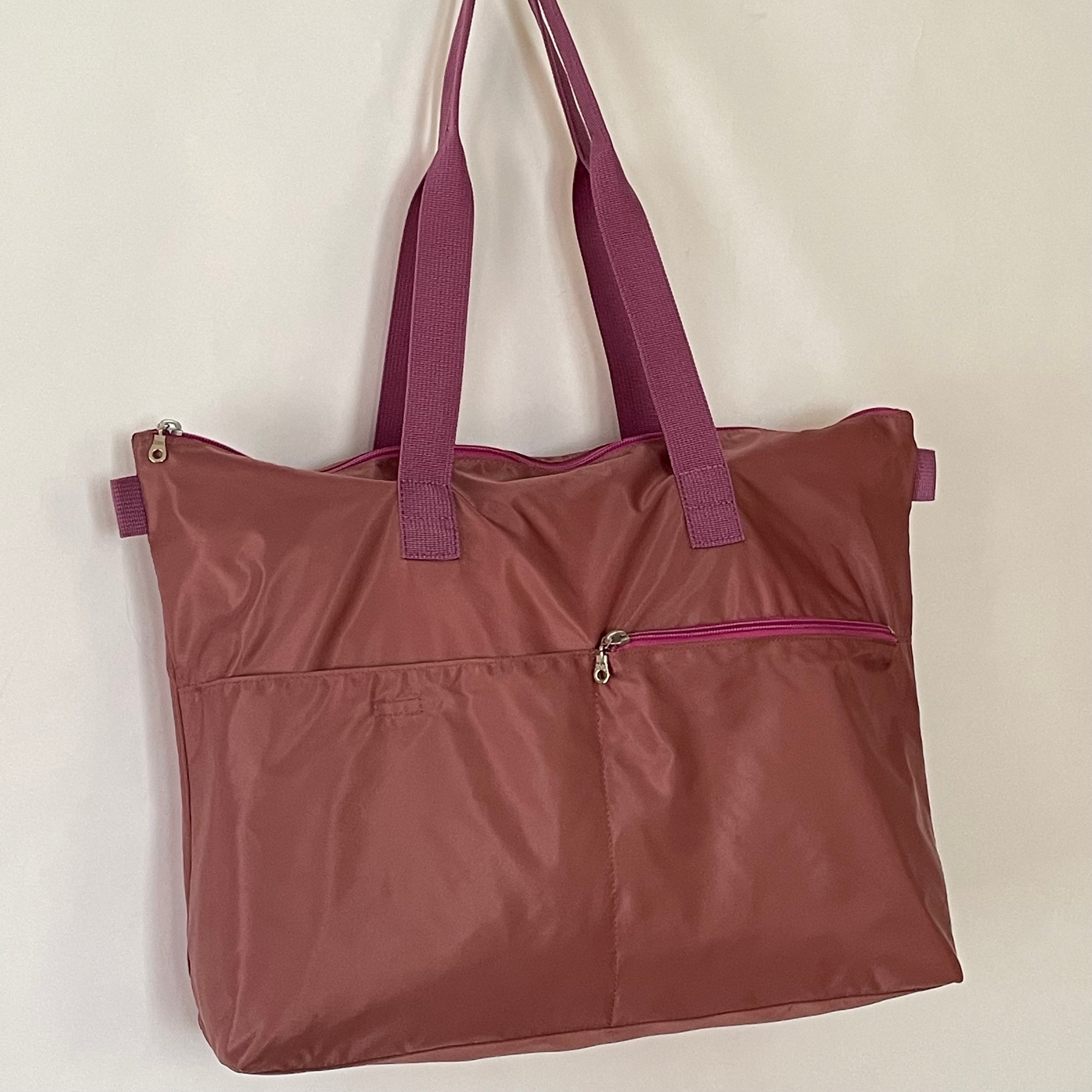 NOVA - Mauve | Nylon Tote Bag | Large