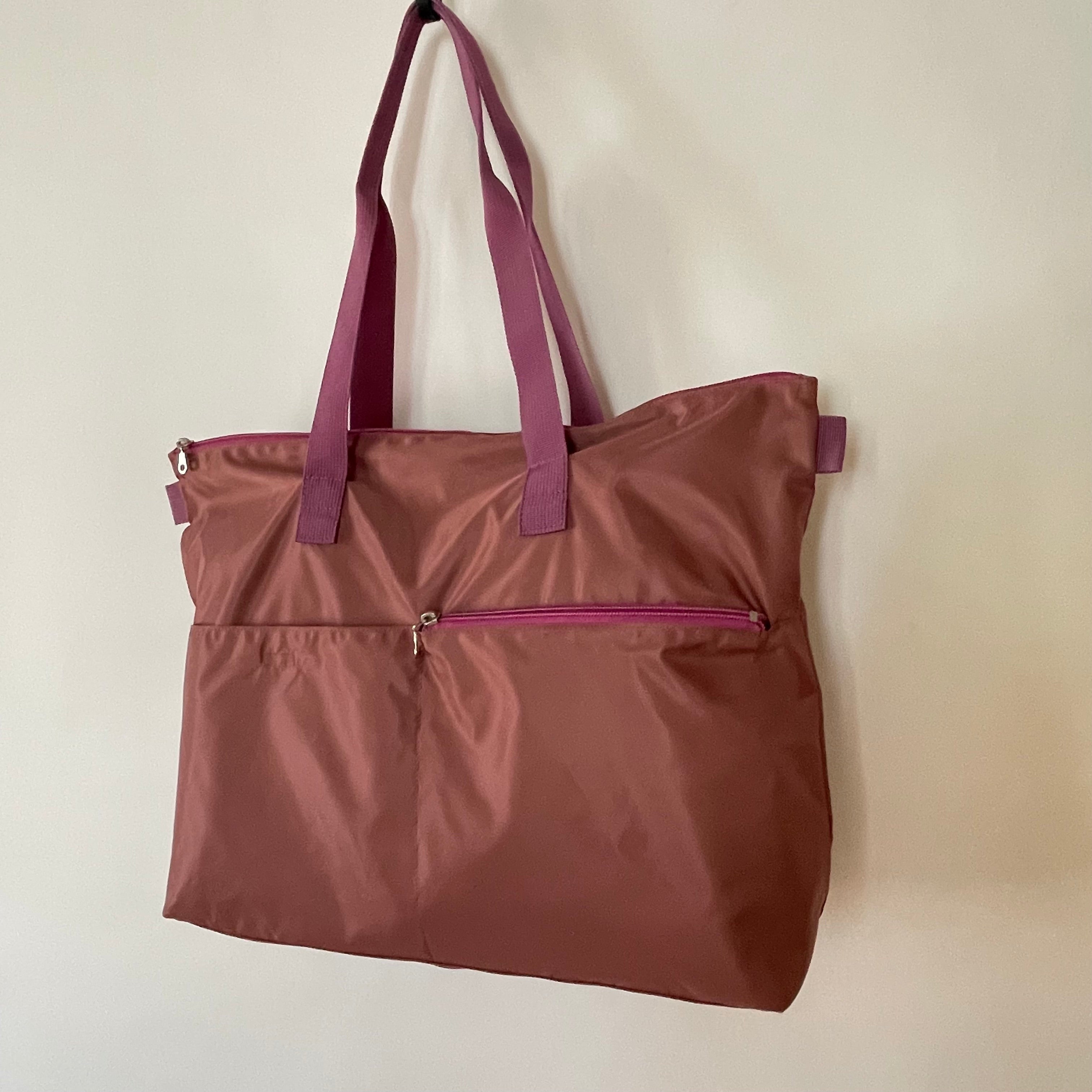 NOVA - Mauve | Nylon Tote Bag | Large