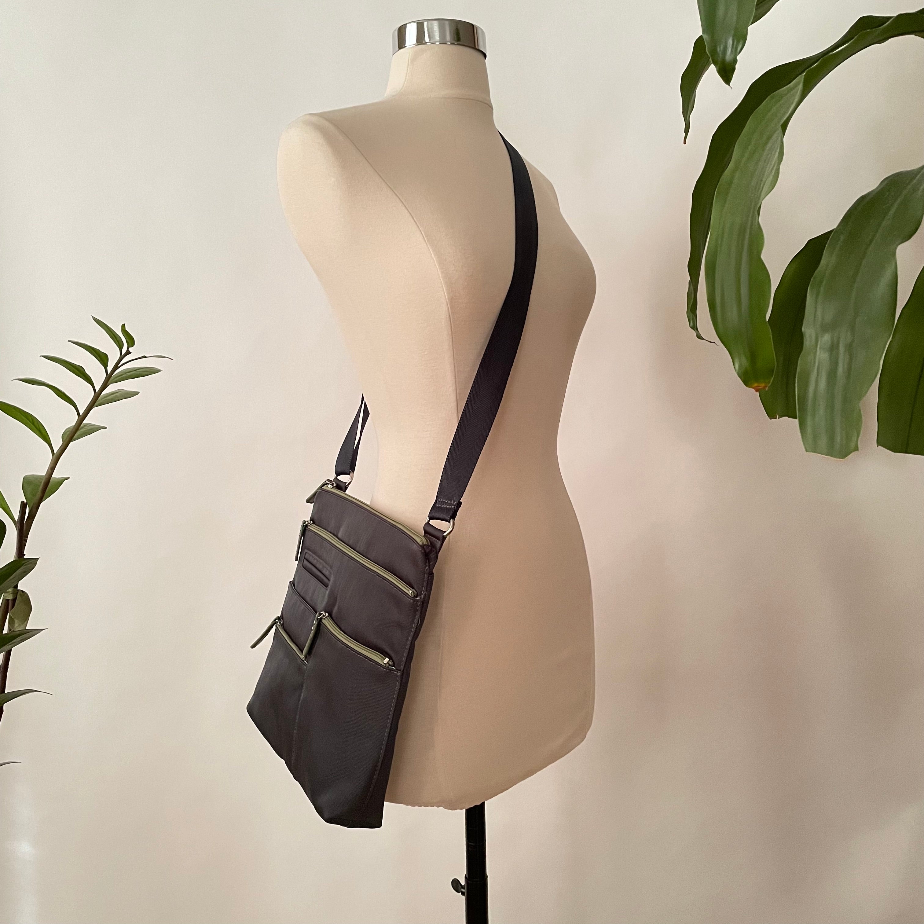 NICO - Deep Sea x Green | Multi-Pocket Shoulder Bag | Small