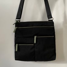 Load image into Gallery viewer, NICO - Black x Green | Multi-Pocket Shoulder Bag | Small