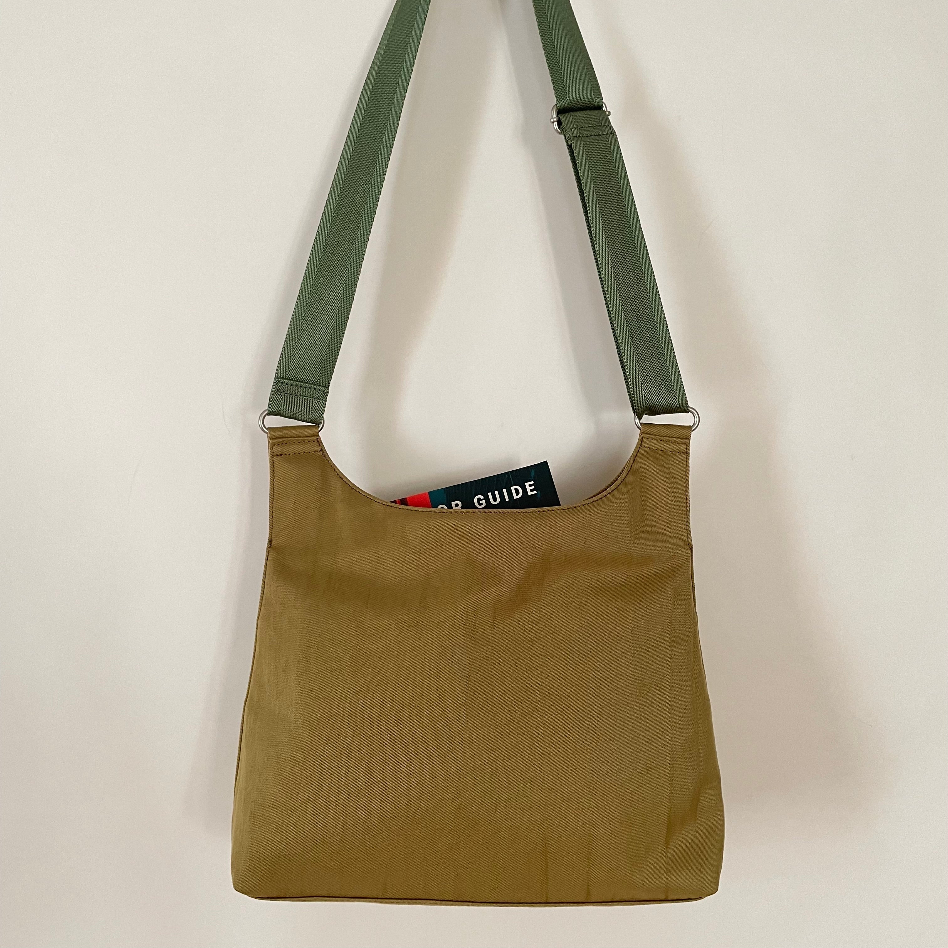 TEELA - Ochre x Grass | Multi-Pocket Shoulder Bag | Medium