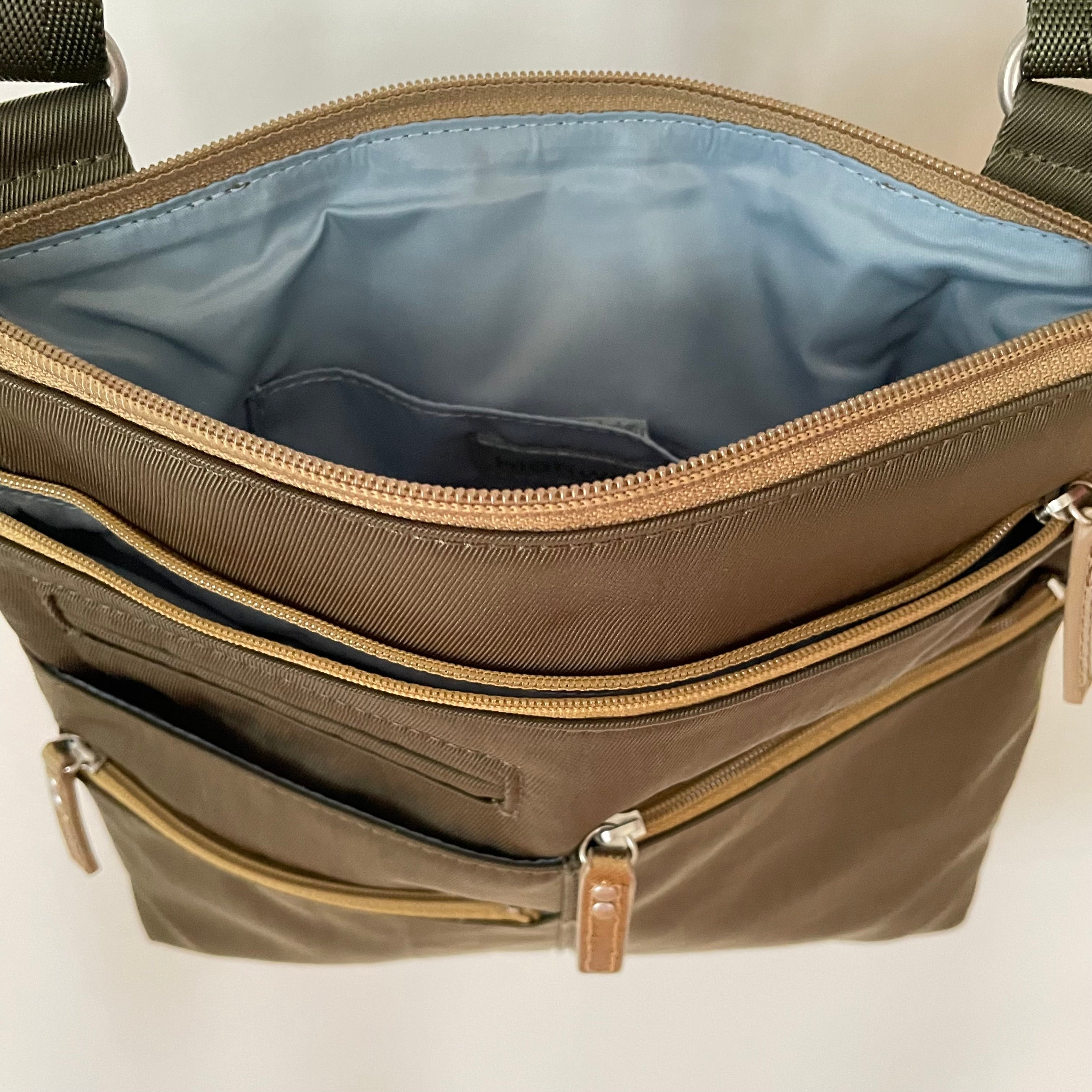 NICO - Willow x Gold | Multi-Pocket Shoulder Bag | Small