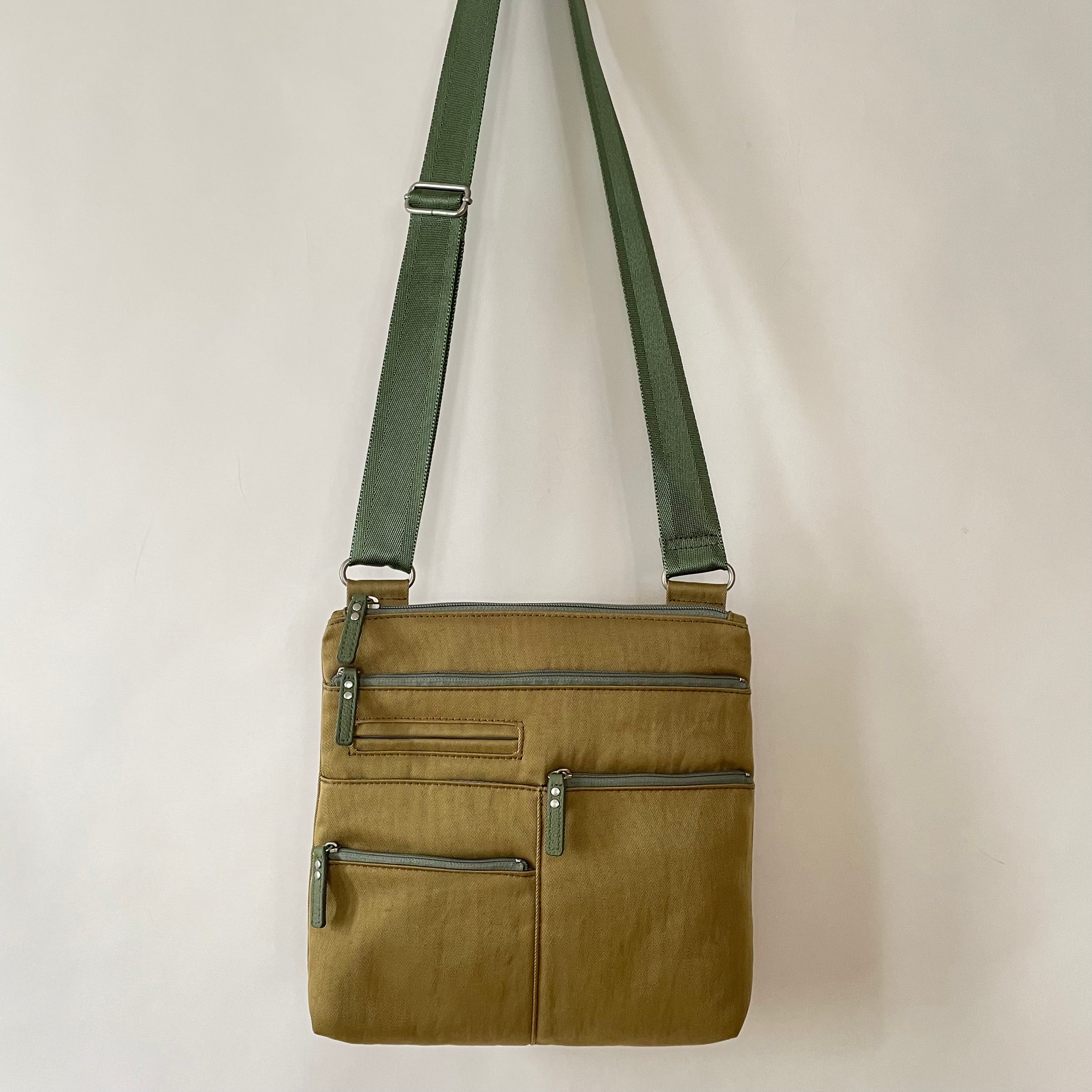 NICO - Ochre x Grass | Multi-Pocket Shoulder Bag | Small