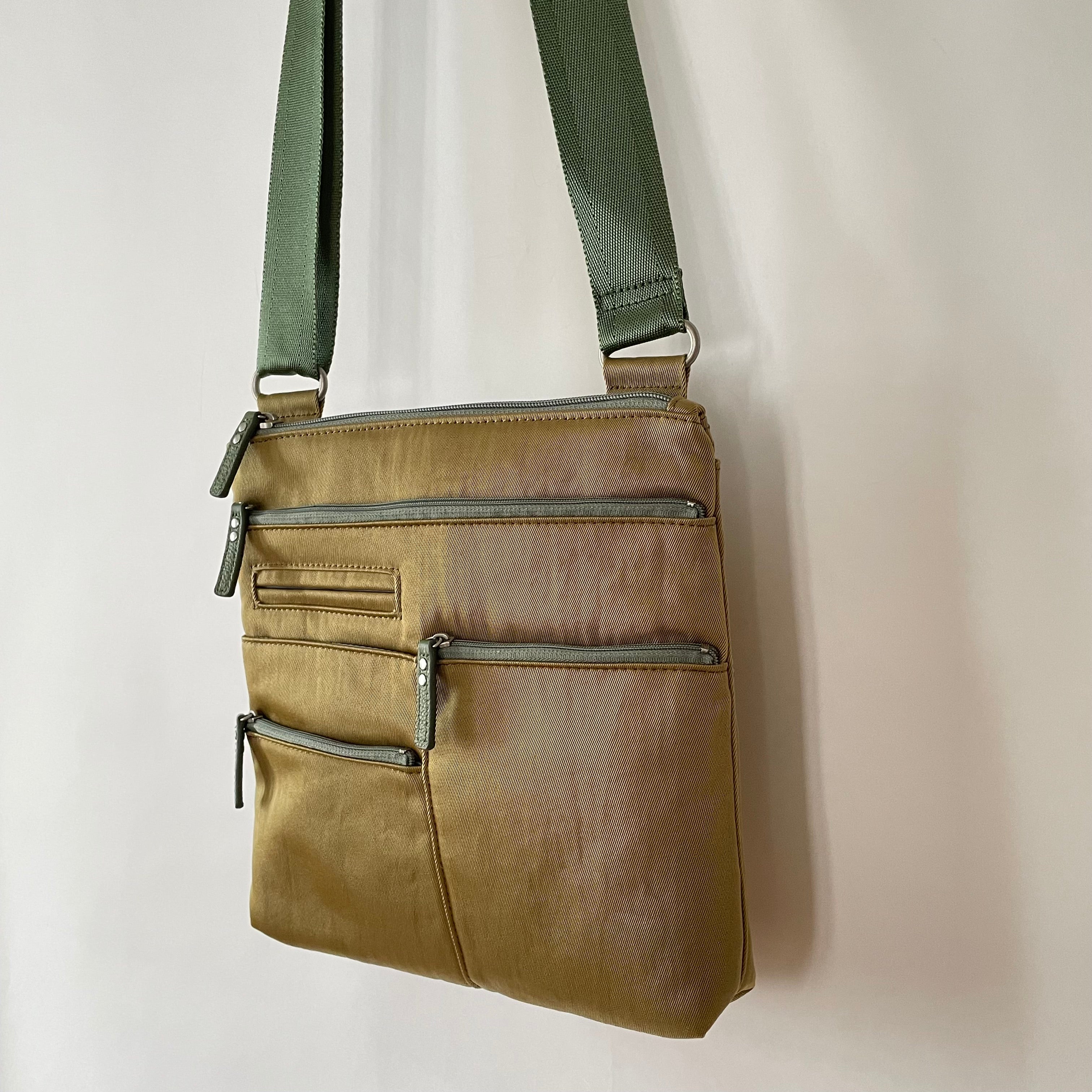 NICO - Ochre x Grass | Multi-Pocket Shoulder Bag | Small