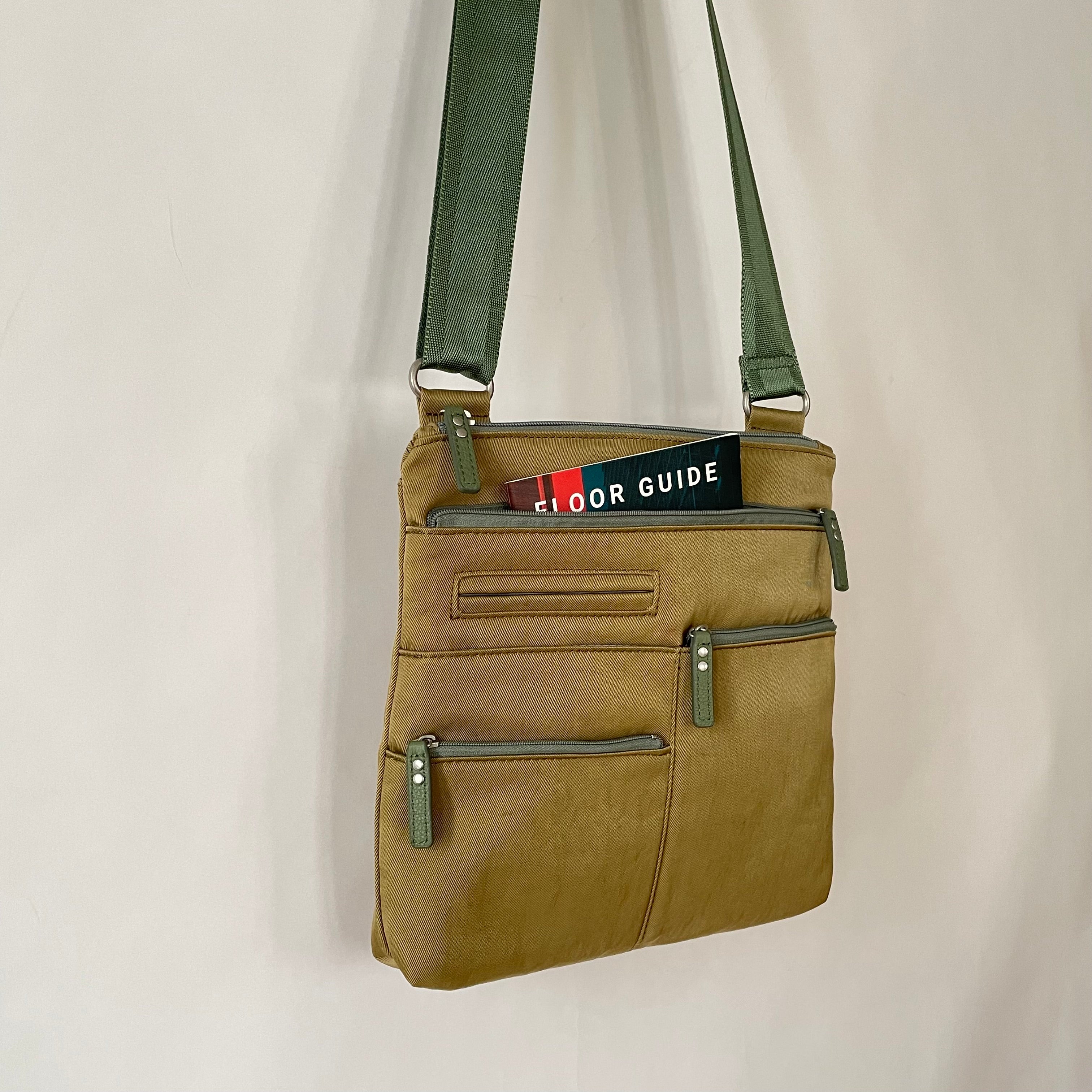 NICO - Ochre x Grass | Multi-Pocket Shoulder Bag | Small