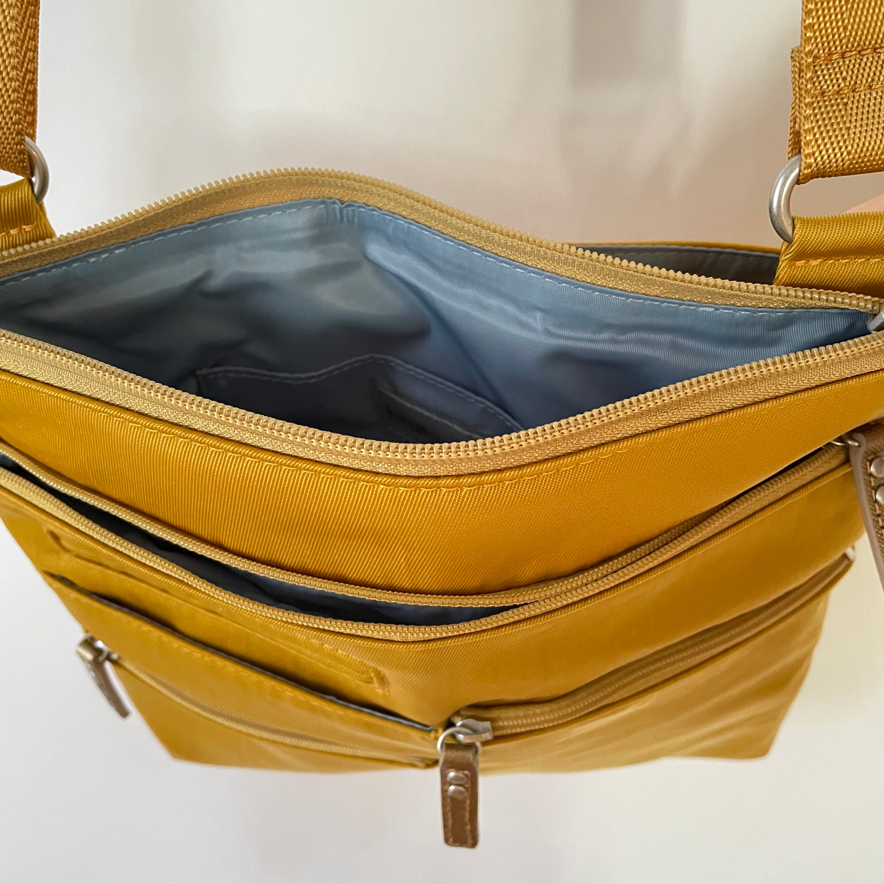 NICO - Canary x Gold | Multi-Pocket Shoulder Bag | Small
