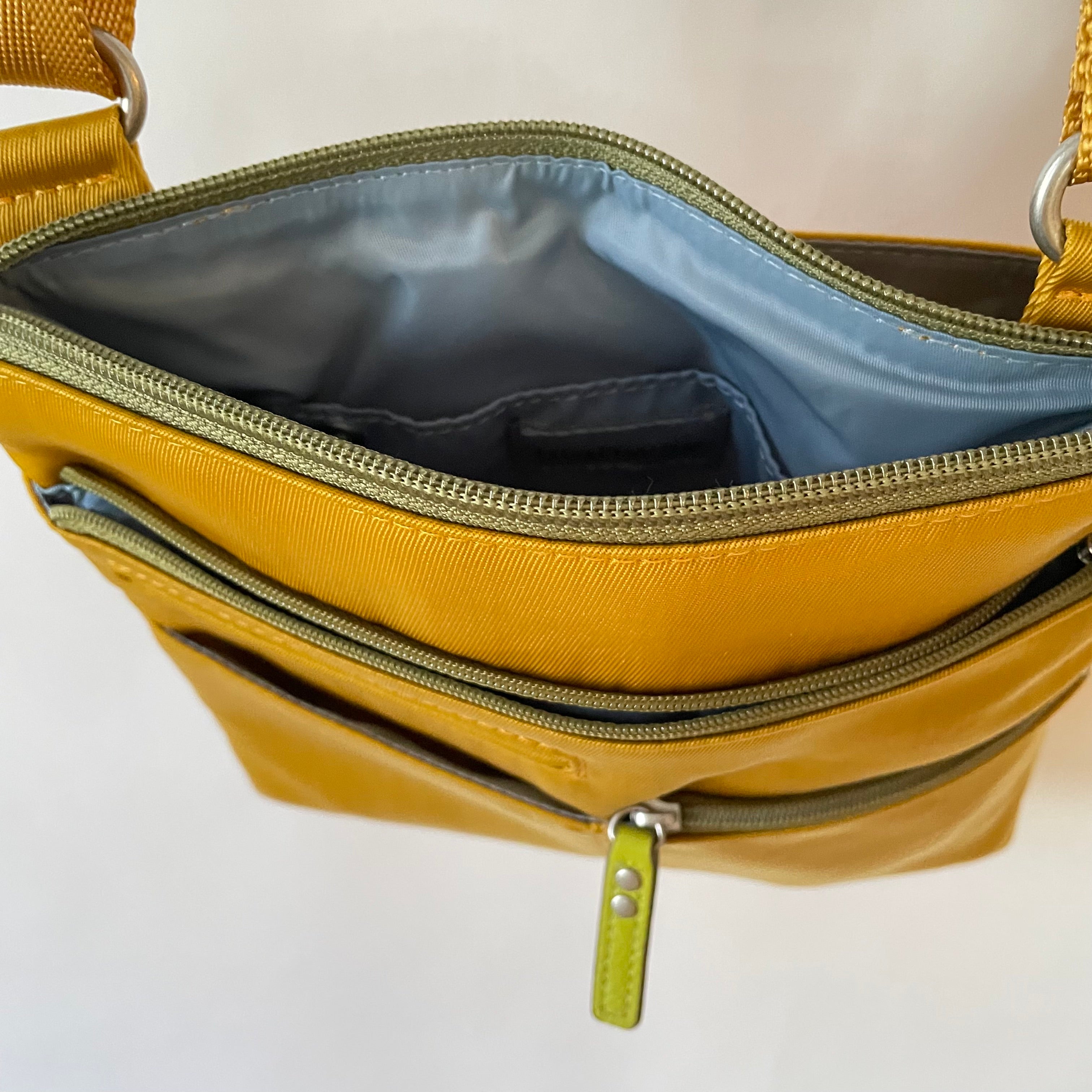 PETE - Canary x Olive | Multi-Pocket Shoulder Bag | Mini
