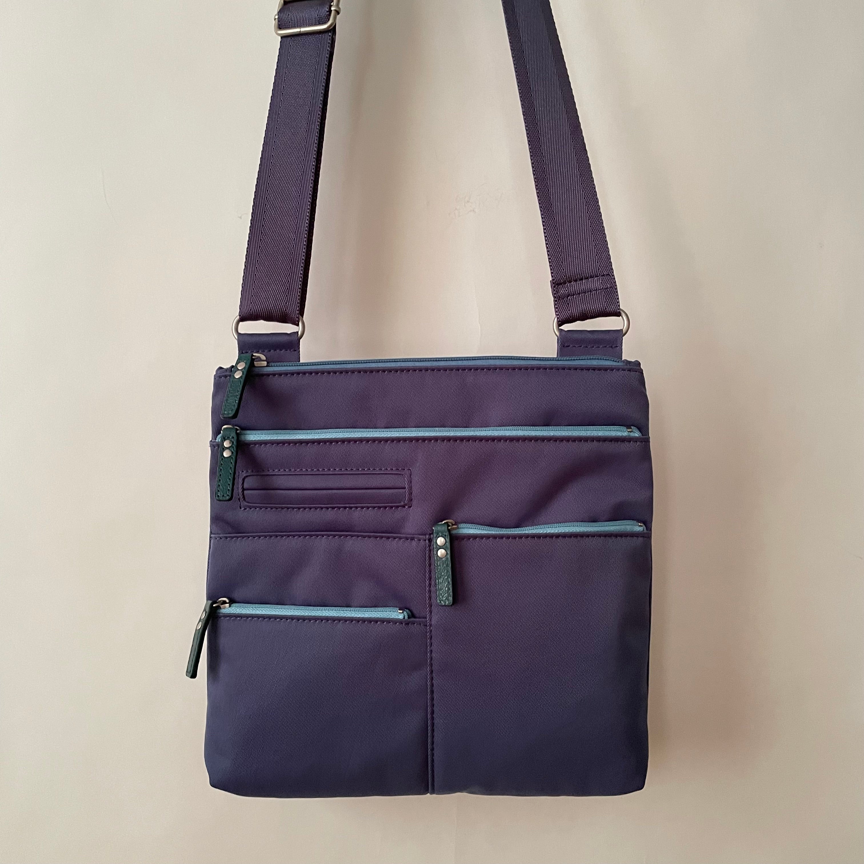 NICO - Marina x Blue | Multi-Pocket Shoulder Bag | Small