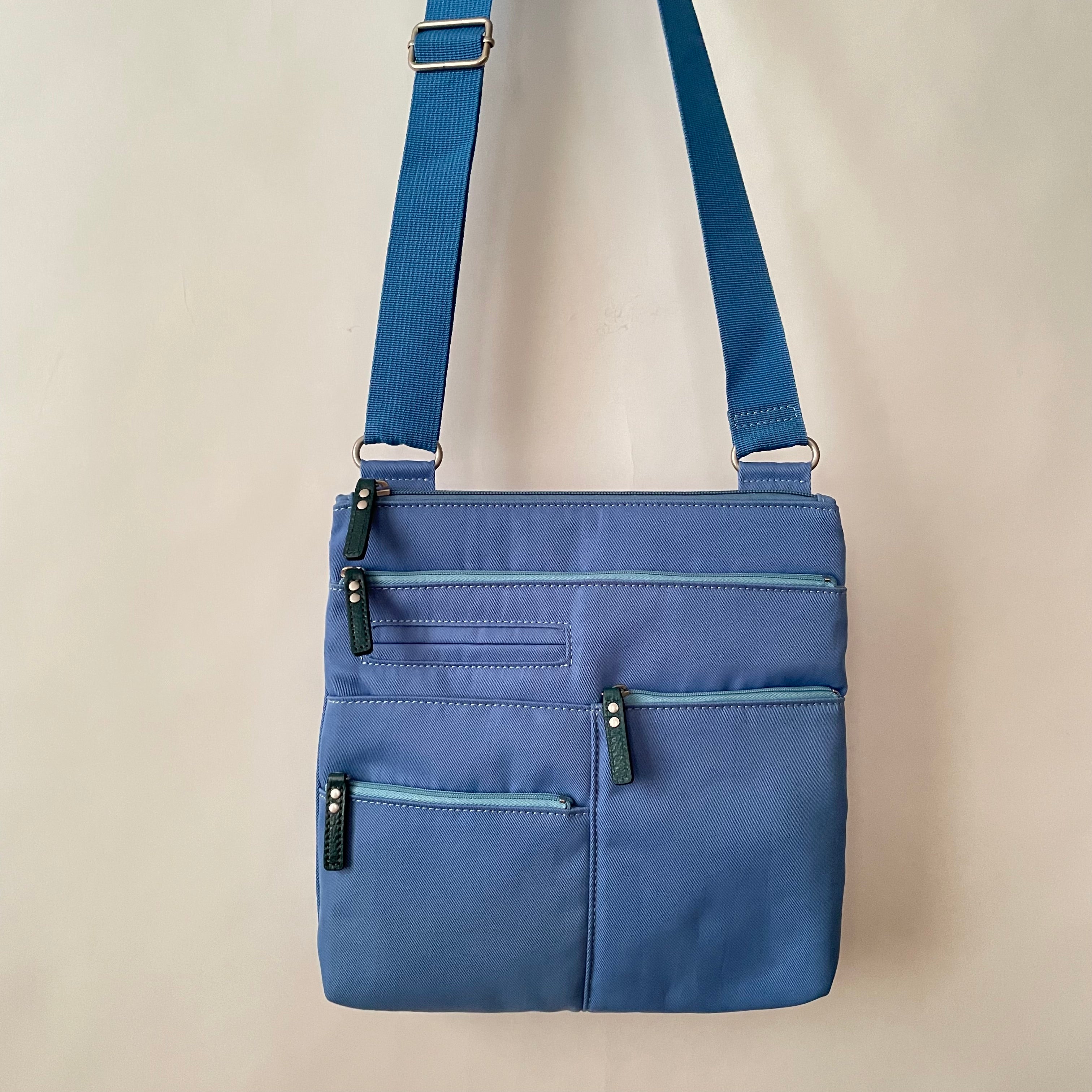 NICO - Coastal Blue x Blue | Multi-Pocket Shoulder Bag | Small