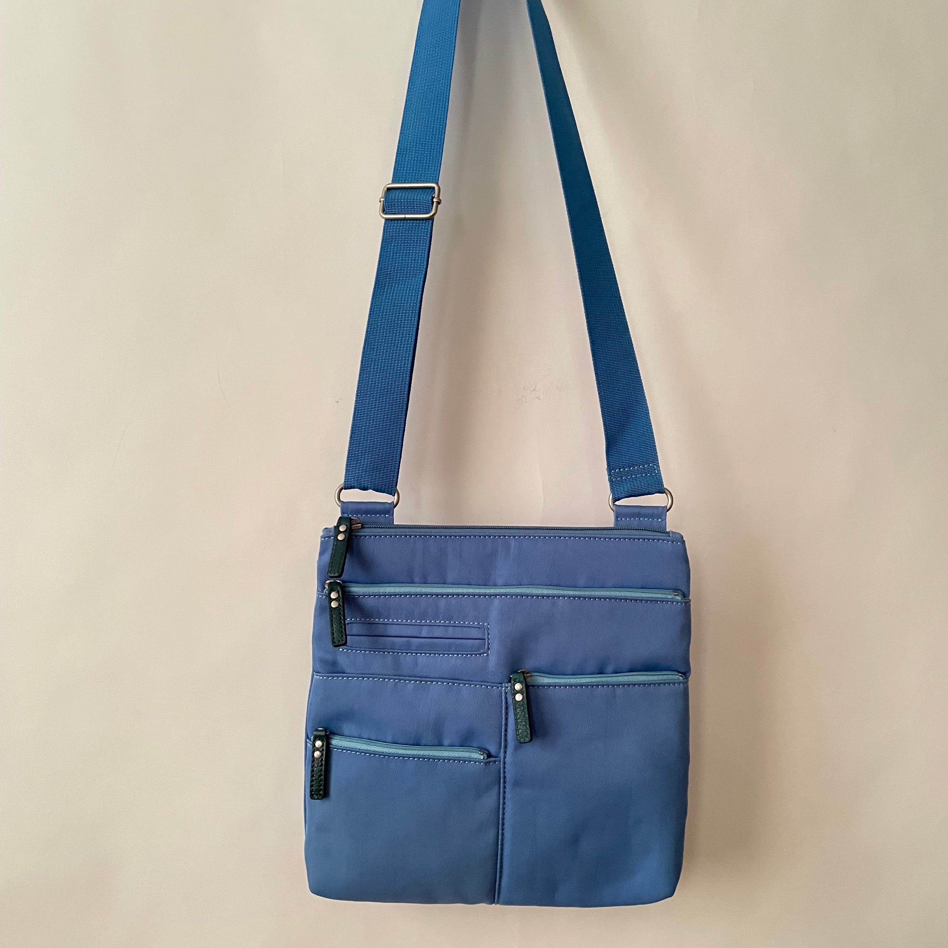 NICO - Coastal Blue x Blue | Multi-Pocket Shoulder Bag | Small