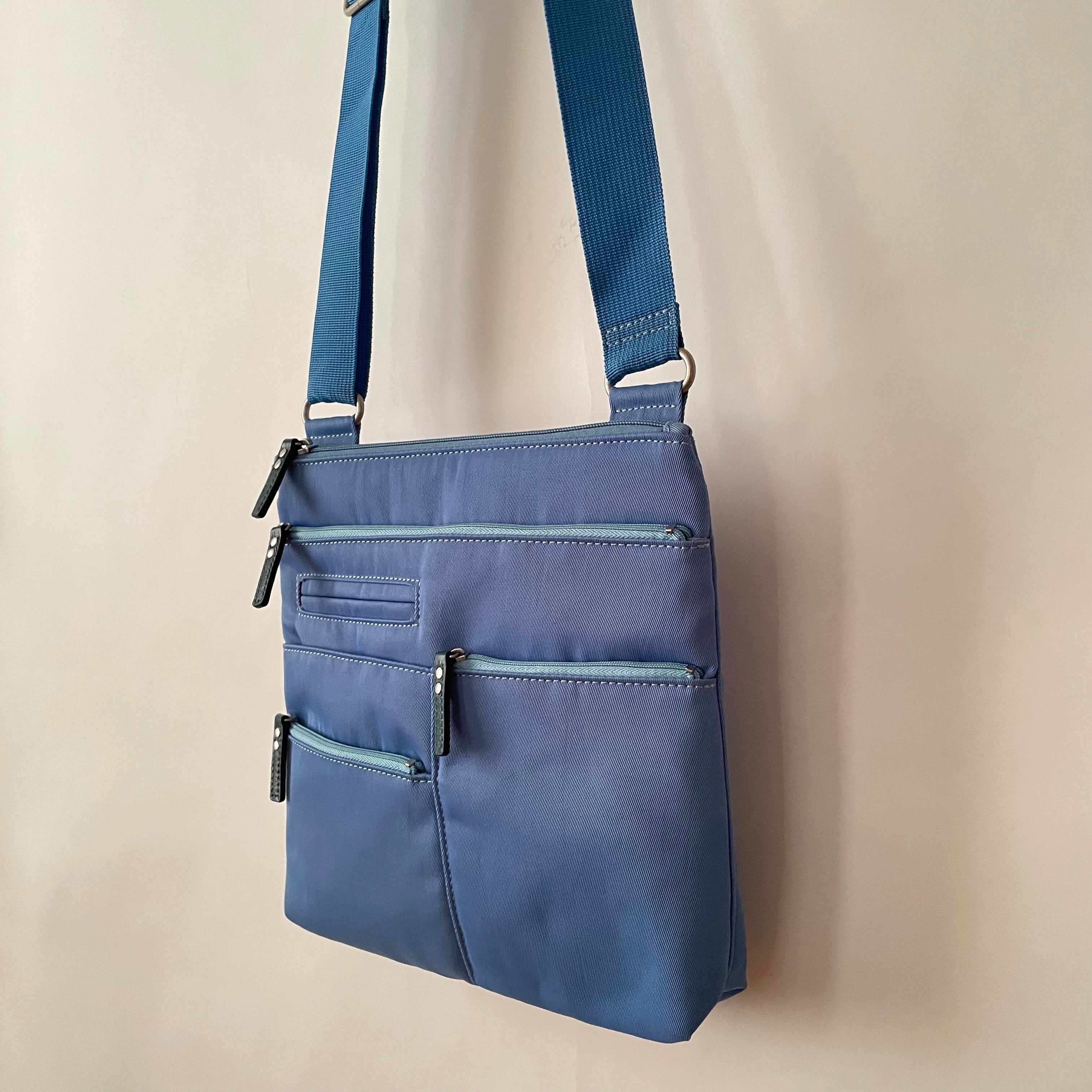 NICO - Coastal Blue x Blue | Multi-Pocket Shoulder Bag | Small