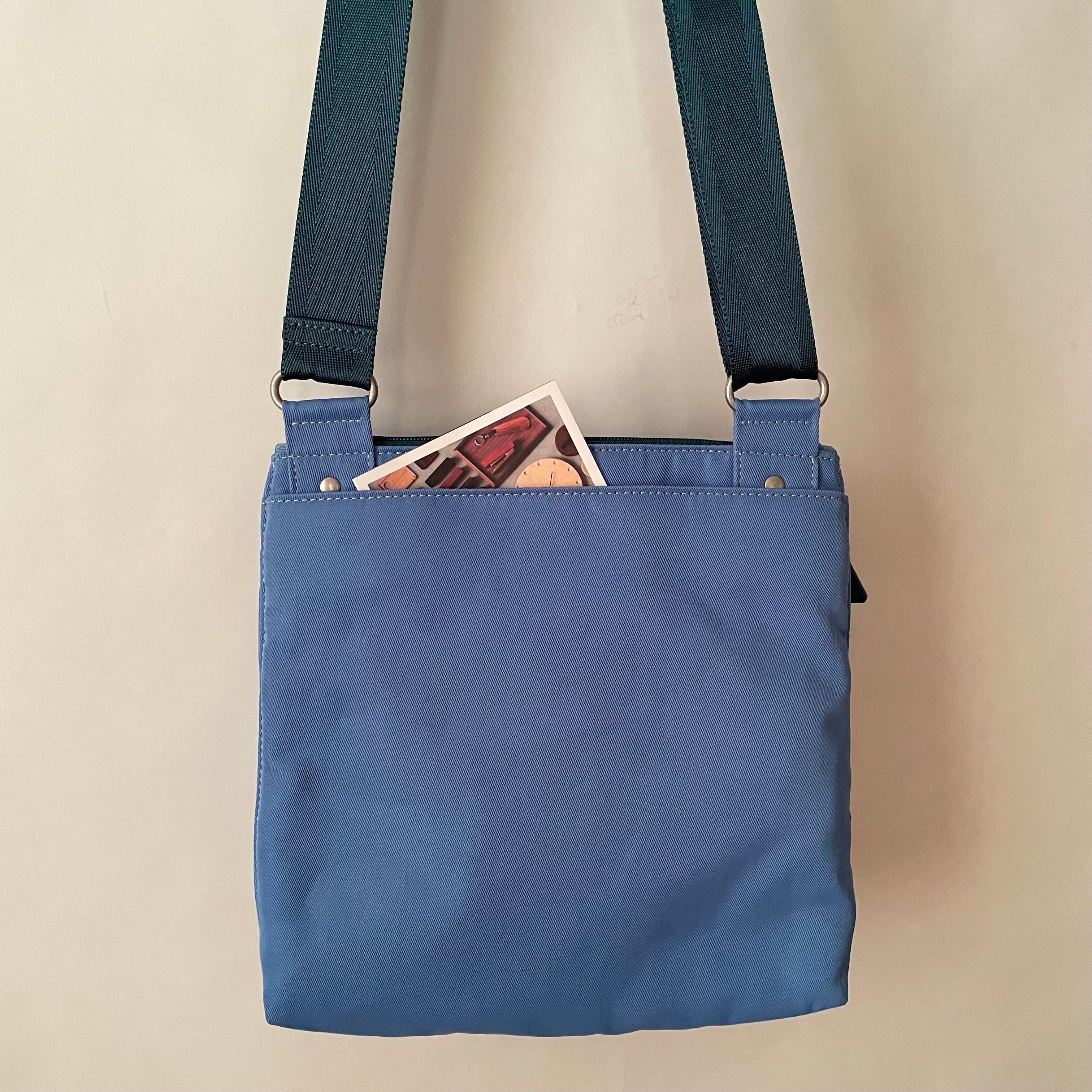 NICO - Coastal Blue x Azure | Multi-Pocket Shoulder Bag | Small