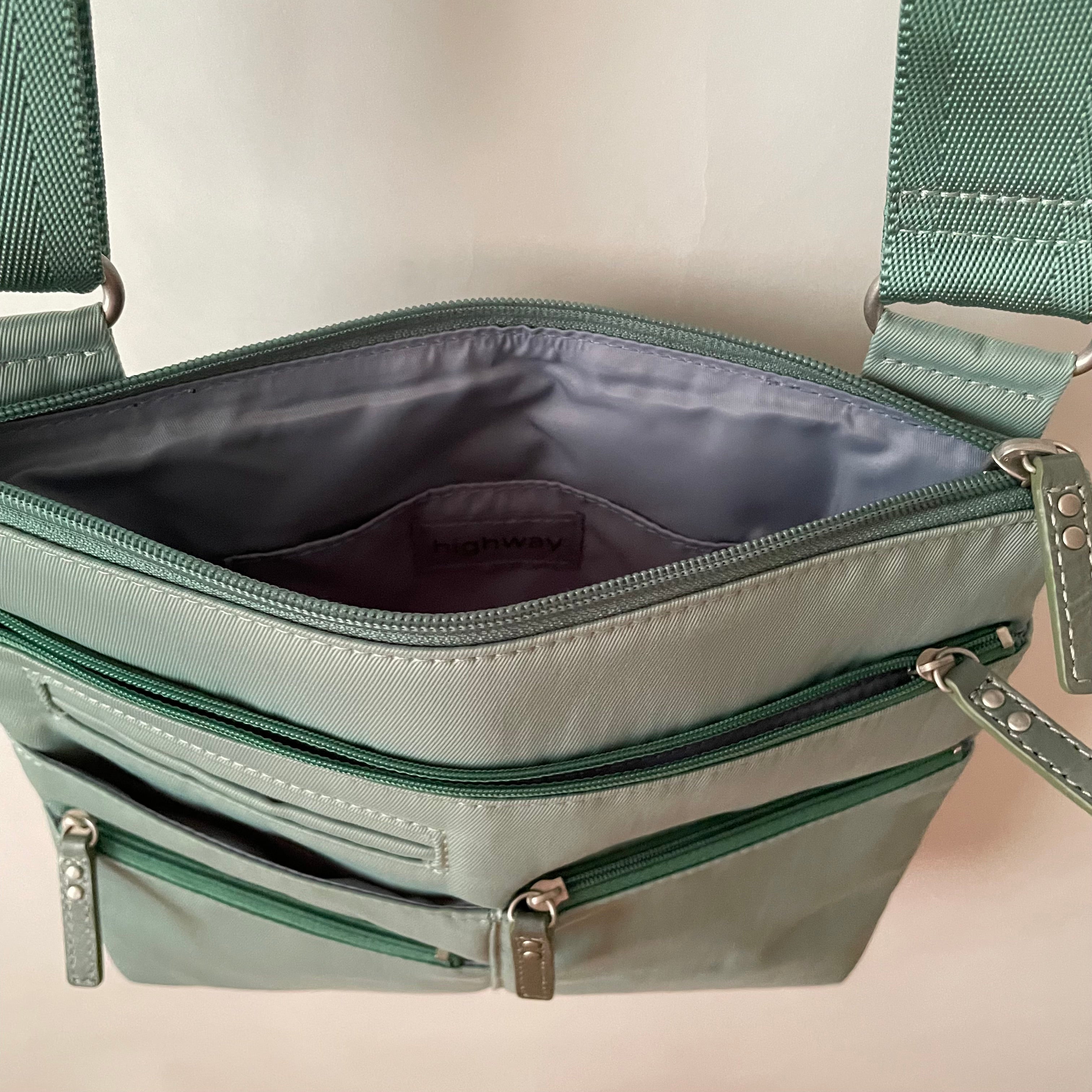 NICO - Light Seafoam x Mint | Multi-Pocket Shoulder Bag | Small