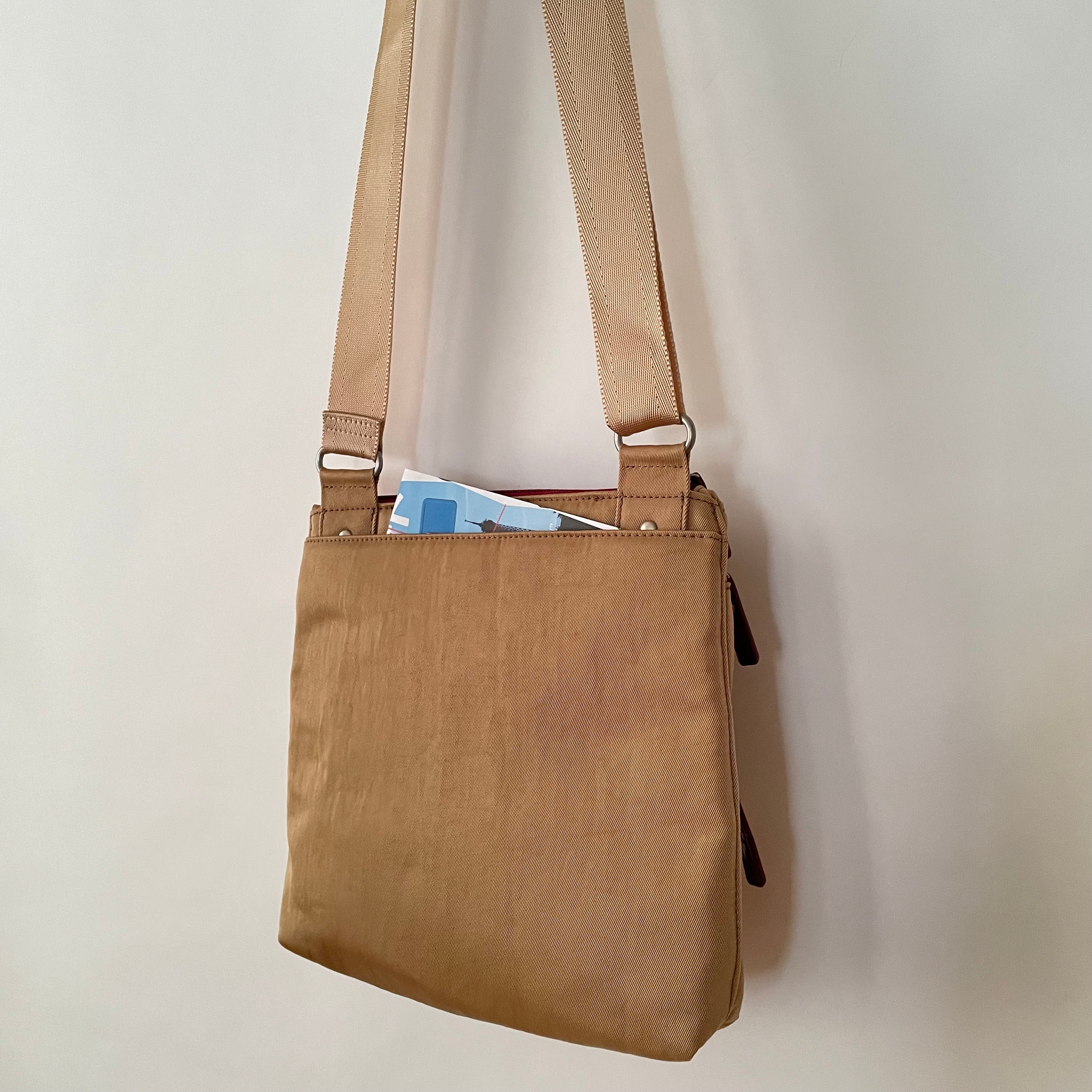 NICO - Rattan x Red | Multi-Pocket Shoulder Bag | Small