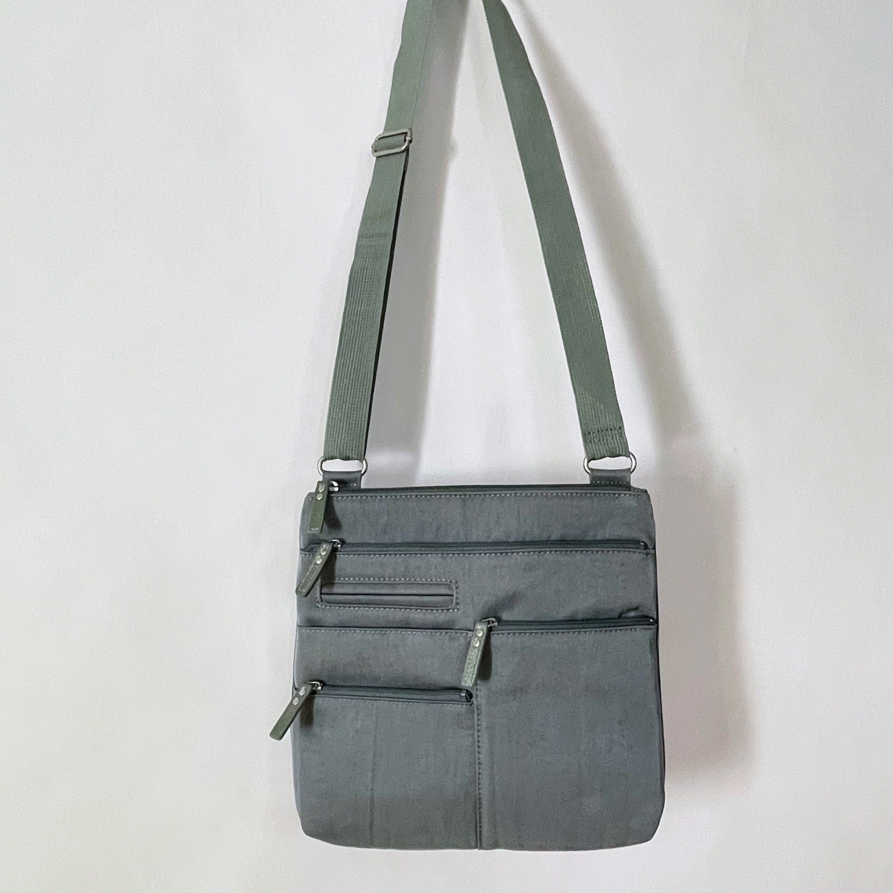 NICO - Mist x Sage | Multi-Pocket Shoulder Bag | Small