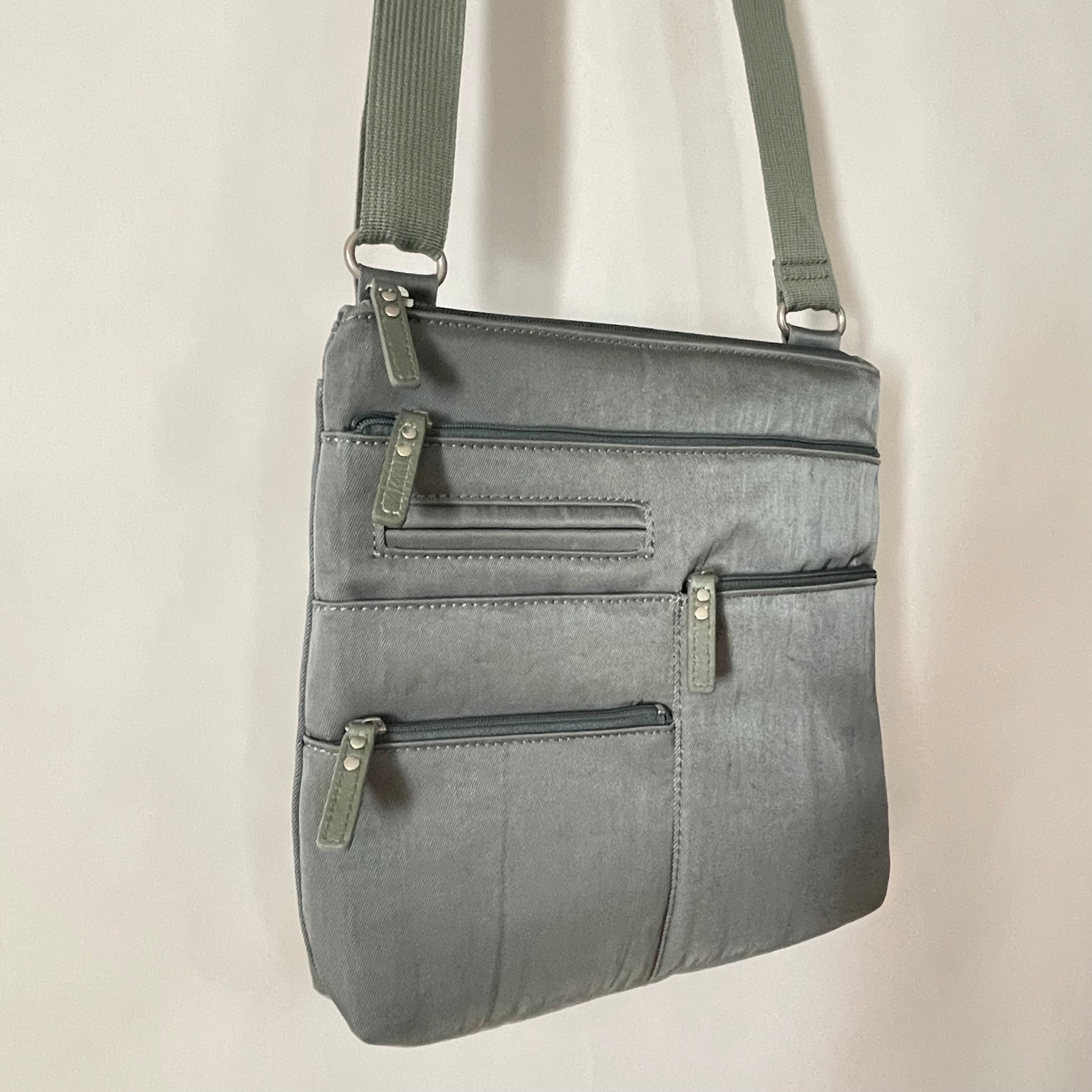 NICO - Mist x Sage | Multi-Pocket Shoulder Bag | Small