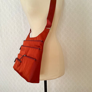 TEELA - Terracotta x Red | Multi-Pocket Bag | Medium