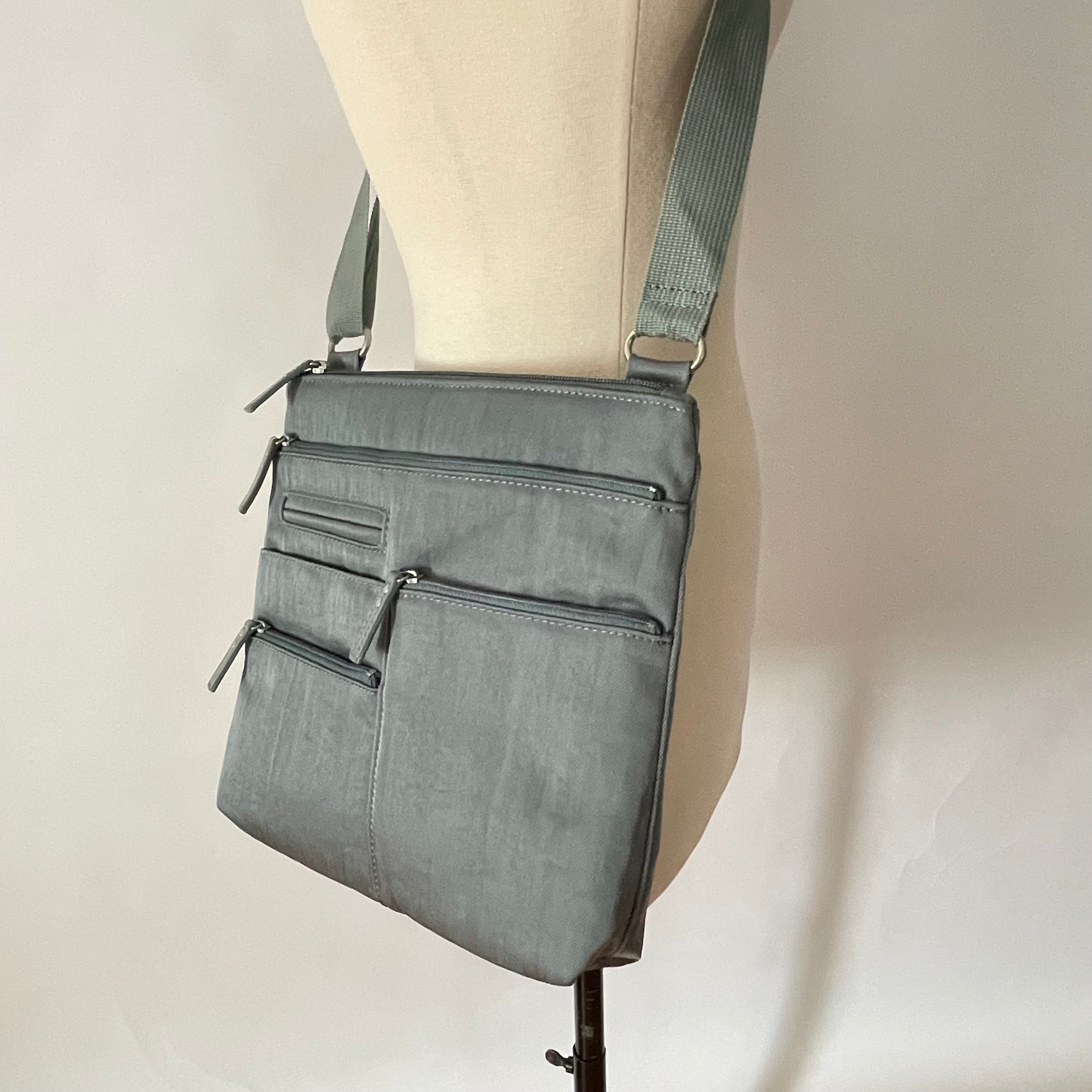 NICO - Mist x Sage | Multi-Pocket Shoulder Bag | Small