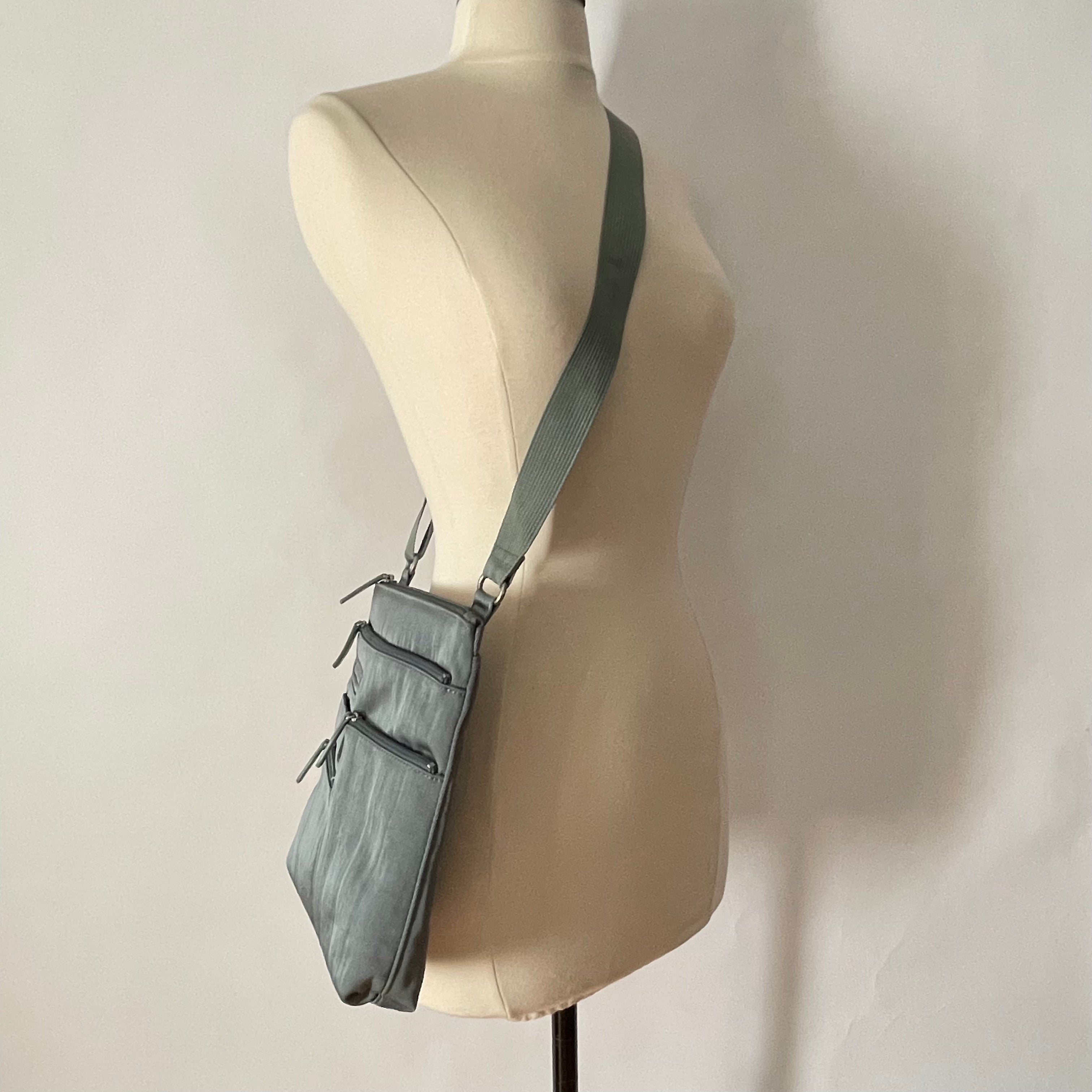 NICO - Mist x Sage | Multi-Pocket Shoulder Bag | Small