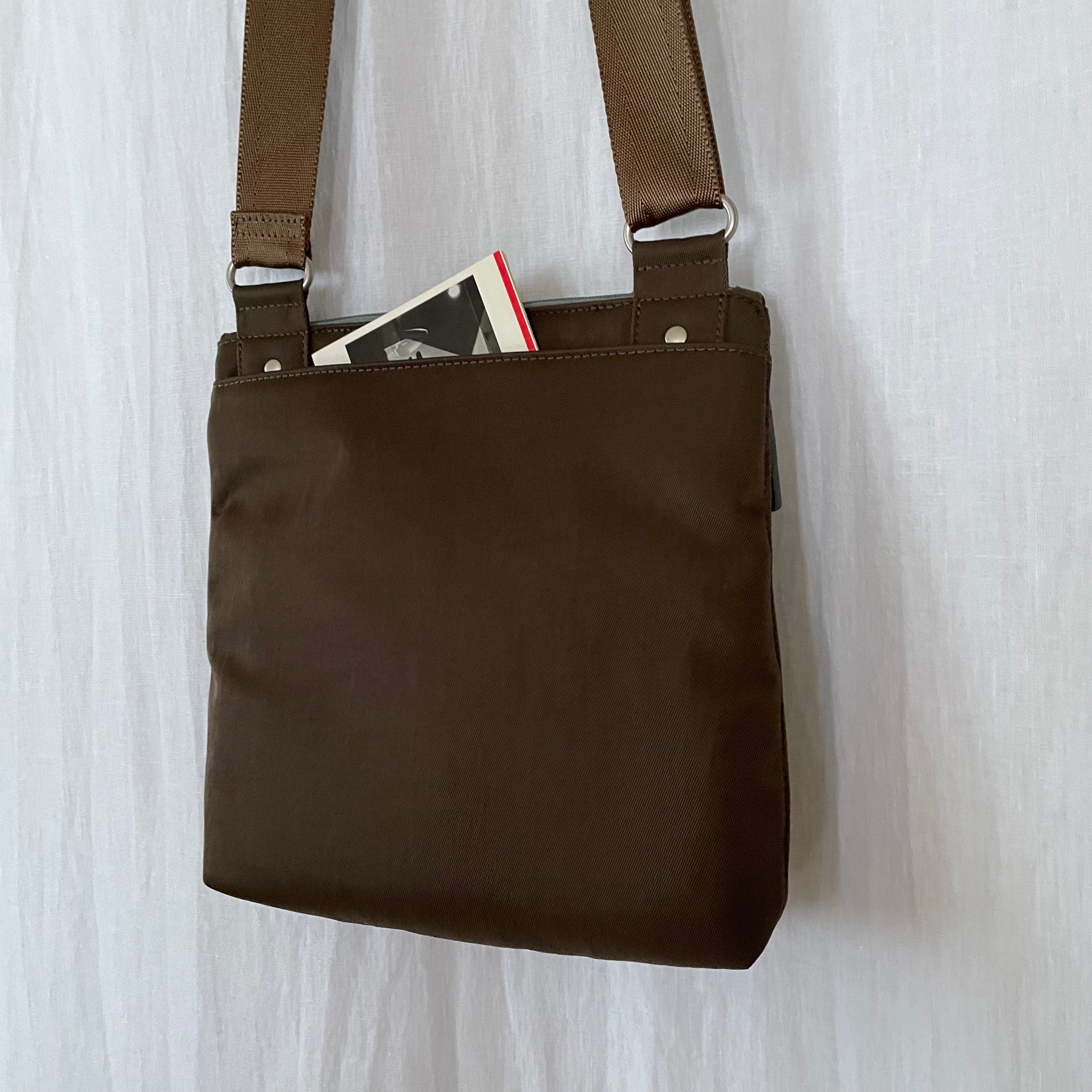 NICO - Mocha x Sage | Multi-Pocket Shoulder Bag | Small