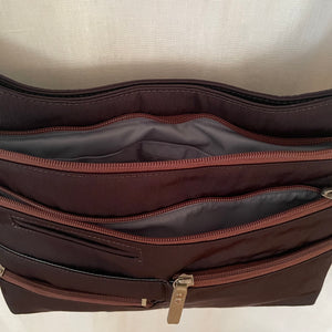TEELA - Ink x Bronze | Multi-Pocket Shoulder Bag | Medium