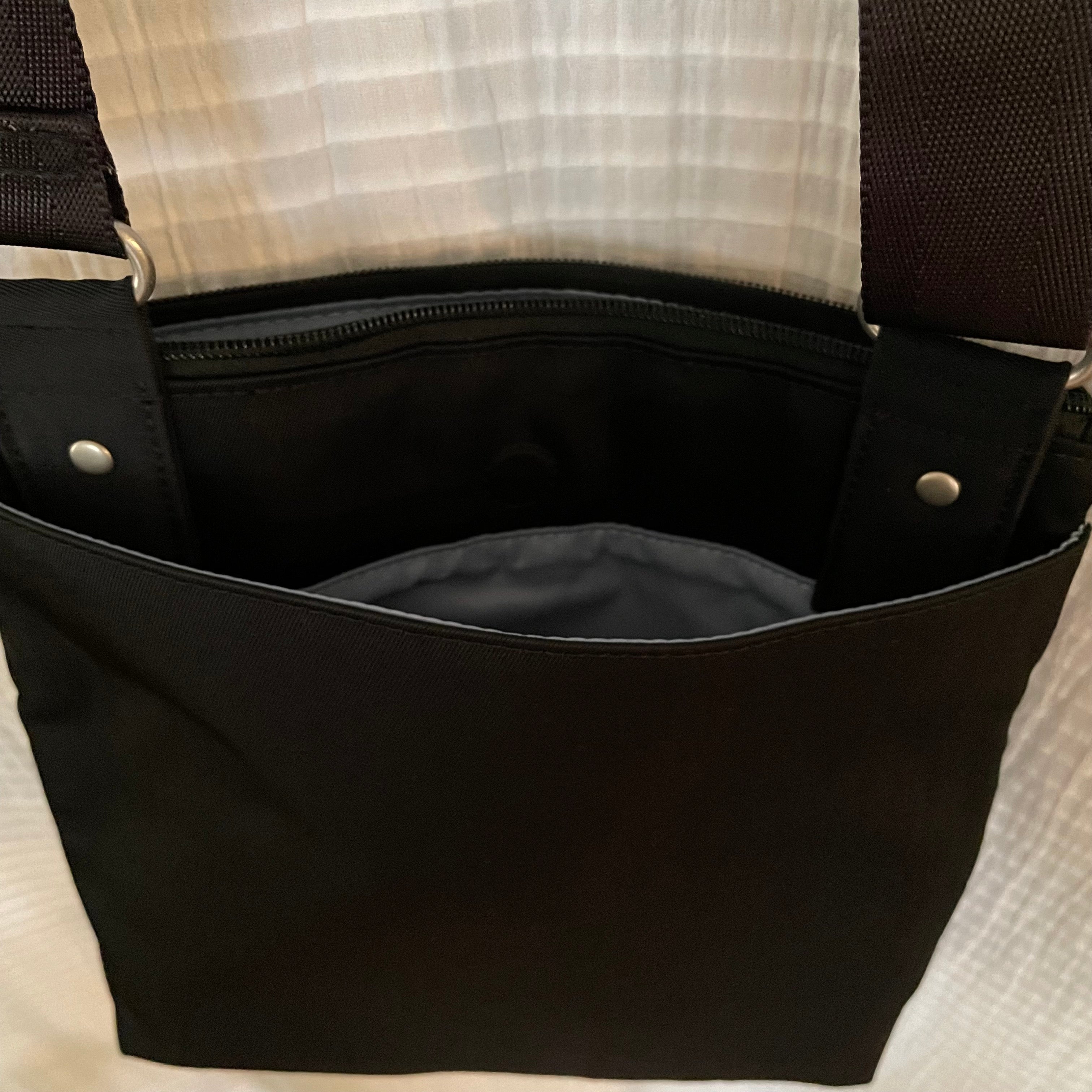 NICO - Black | Multi-Pocket Shoulder Bag | Small