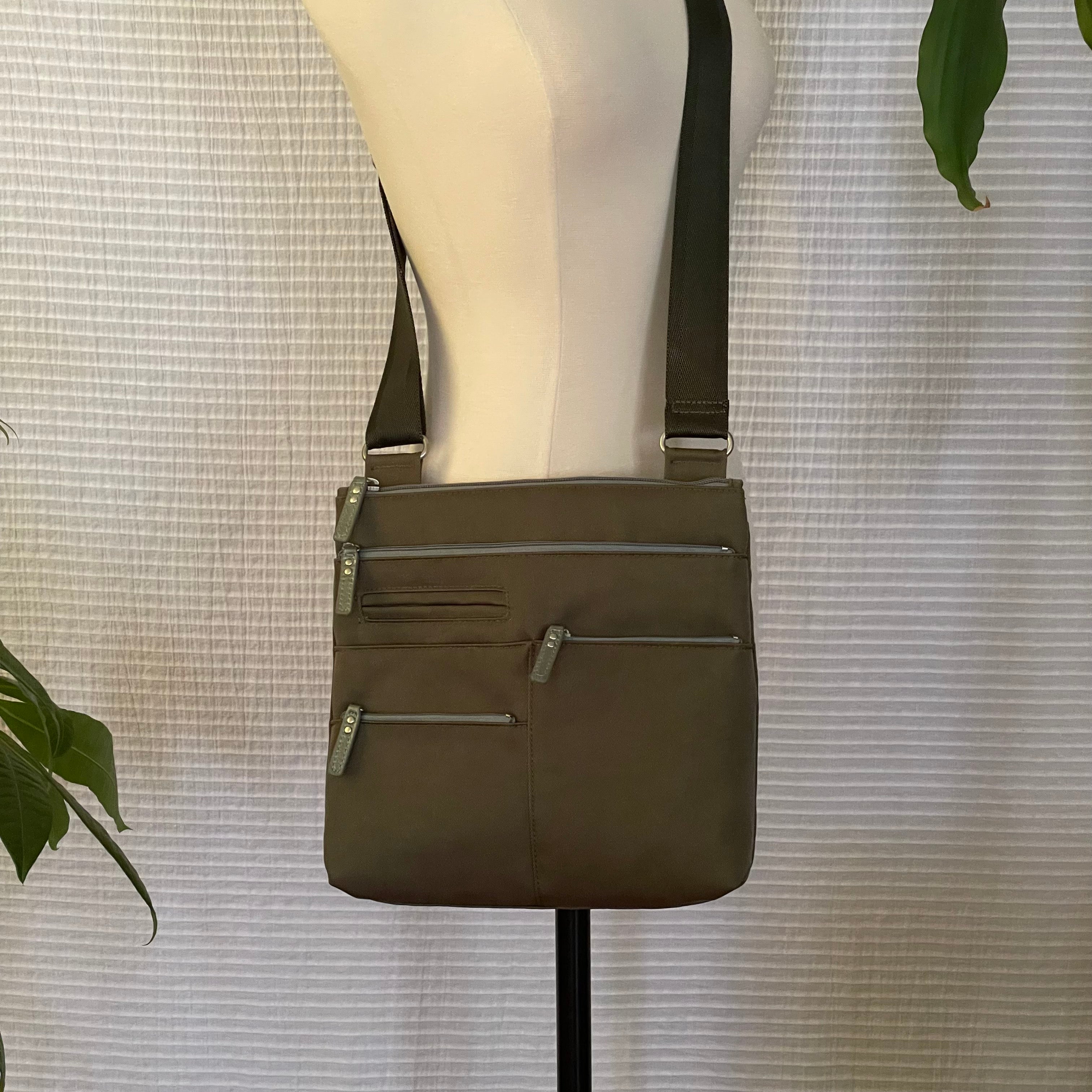 NICO - Willow x Sage | Multi-Pocket Shoulder Bag | Small