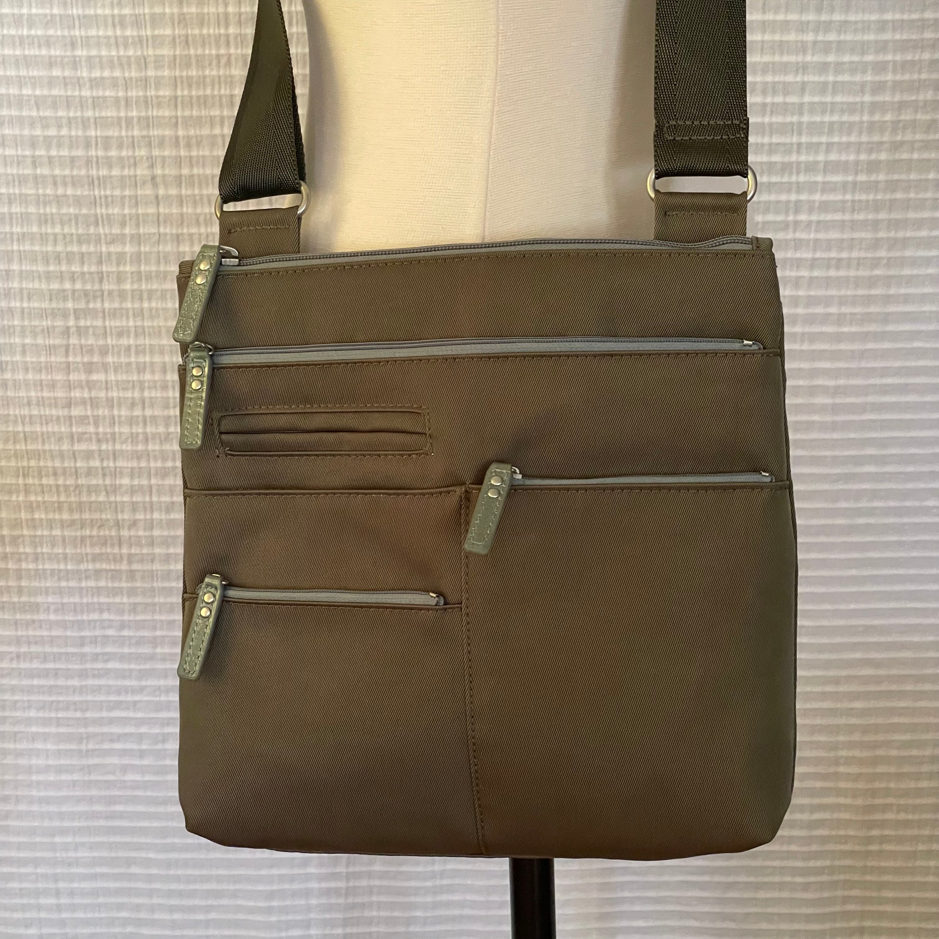 NICO - Willow x Sage | Multi-Pocket Shoulder Bag | Small