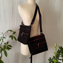 Load image into Gallery viewer, PETE - Black x Red | Multi-Pocket Shoulder Bag | Mini | SS2023