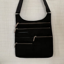 Load image into Gallery viewer, LUCY - Black x Grey | Multi-Pocket Shoulder Bag | Large | SS2023