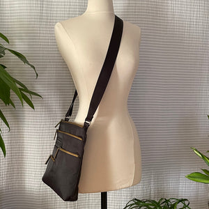 NICO - Rock Grey/Ochre | Multi-Pocket Shoulder Bag | Small