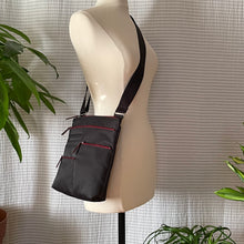 Load image into Gallery viewer, NICO - Rock Grey/Red | Multi-Pocket Shoulder Bag | Small