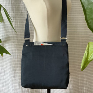 NICO - Indigo/Azure | Multi-Pocket Shoulder Bag | Small