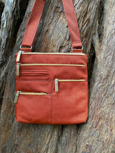 Load image into Gallery viewer, NICO - Terracotta x Ochre | Multi-Pocket Shoulder Bag | Small