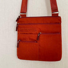 Load image into Gallery viewer, NICO - Terracotta x Red | Multi-Pocket Shoulder Bag | Small