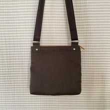 Load image into Gallery viewer, PETE - Charcoal x Ochre | Multi-Pocket Shoulder Bag | Mini | SS2023