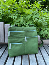 Load image into Gallery viewer, NICO - Pine/Sage | Multi-Pocket Shoulder Bag | Small