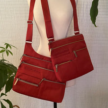 Load image into Gallery viewer, NICO - Terracotta x Ochre | Multi-Pocket Shoulder Bag | Small