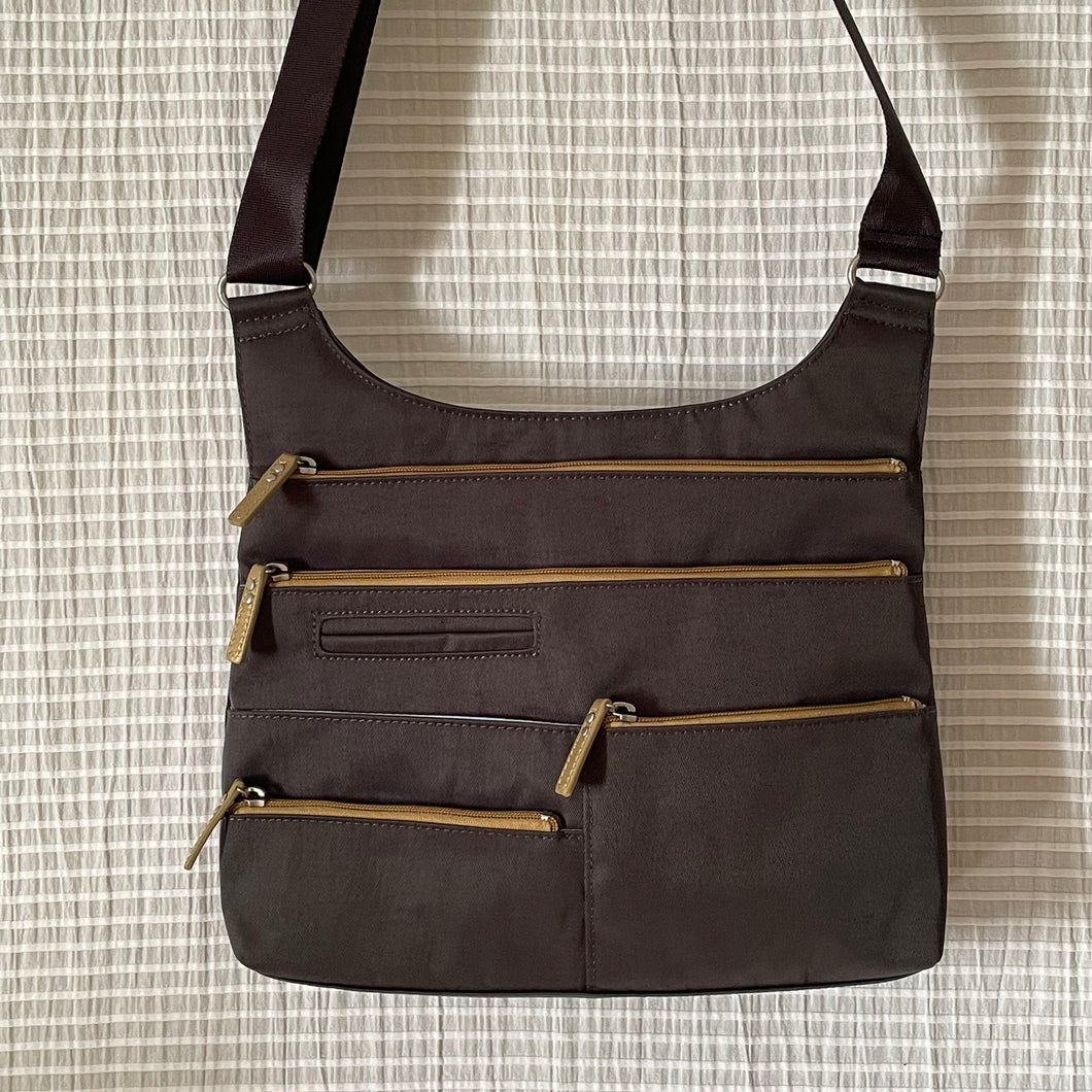 TEELA - Rock Grey x Ochre | Multi-Pocket Shoulder Bag | Medium | SS2023