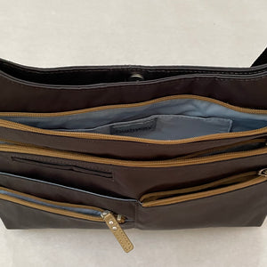 TEELA - Rock Grey x Ochre | Multi-Pocket Shoulder Bag | Medium | SS2023